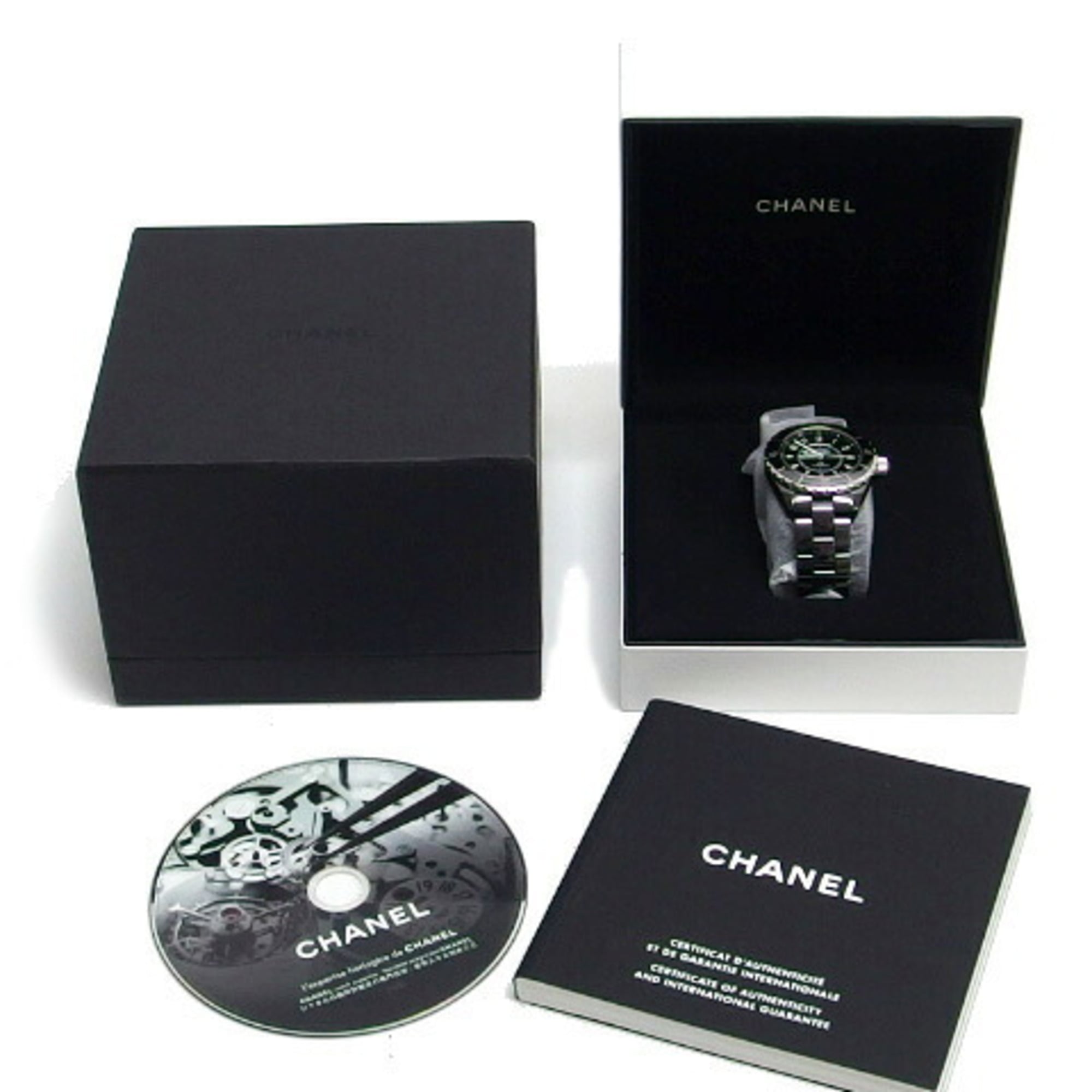 Chanel J12 H0685 Black Dial 38mm Watch