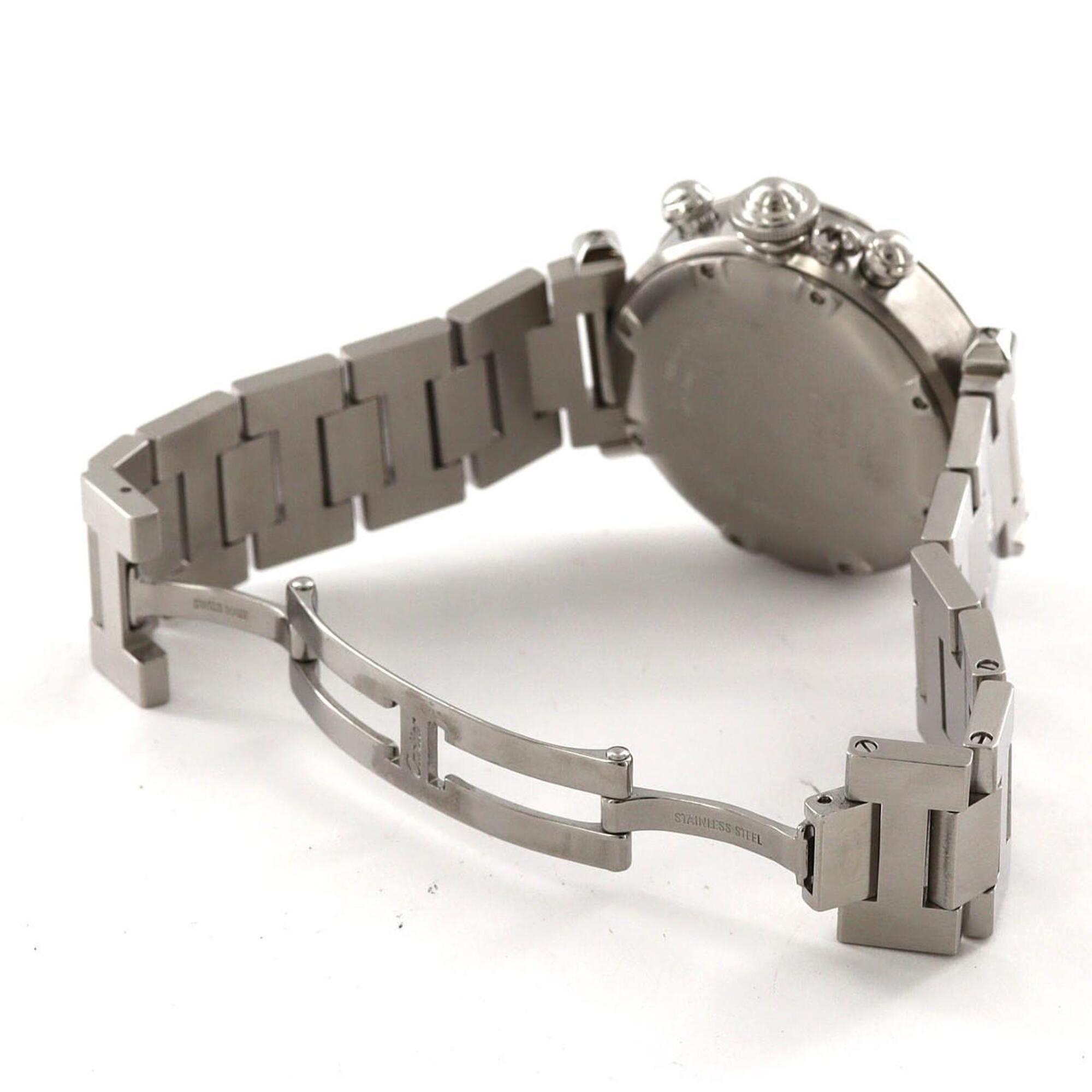 Cartier Pasha C Chronograph W31048M7 Stainless Steel Automatic