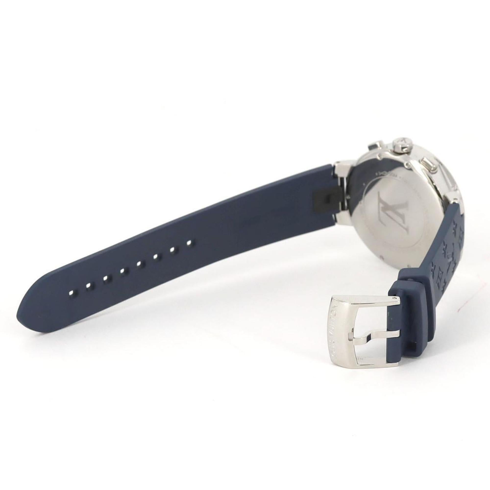 Louis Vuitton Tambour Moon Star Chrono QA032 roestvrijstalen quartzhorloge