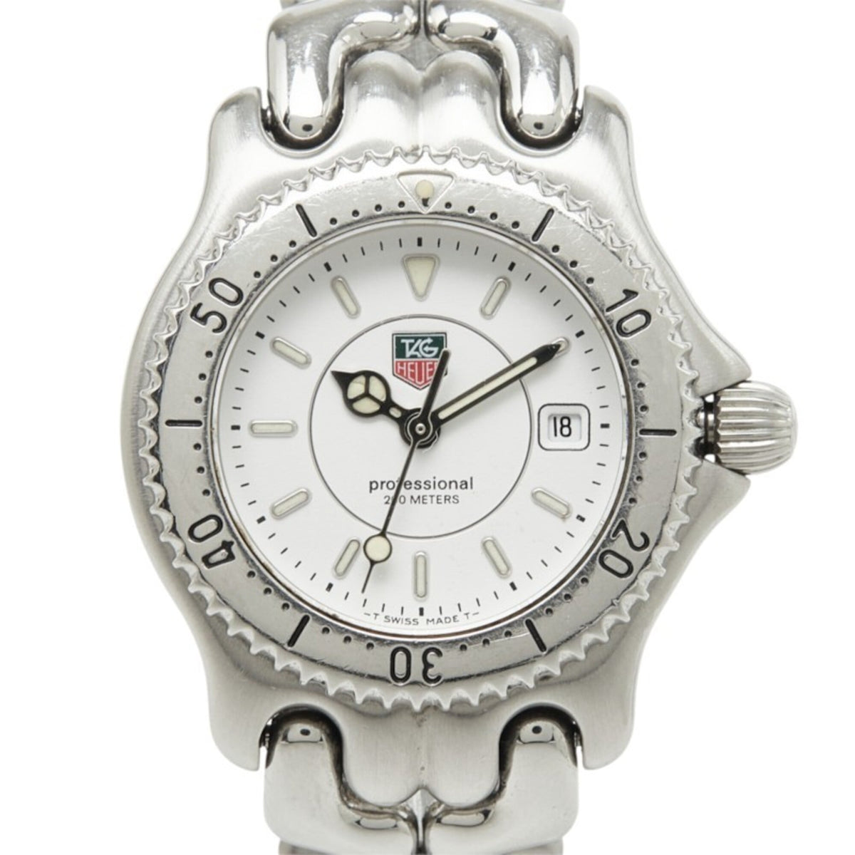 TAG Heuer Cell Professional WG1312-R0 Weiß Zifferblatt 28 mm Uhr