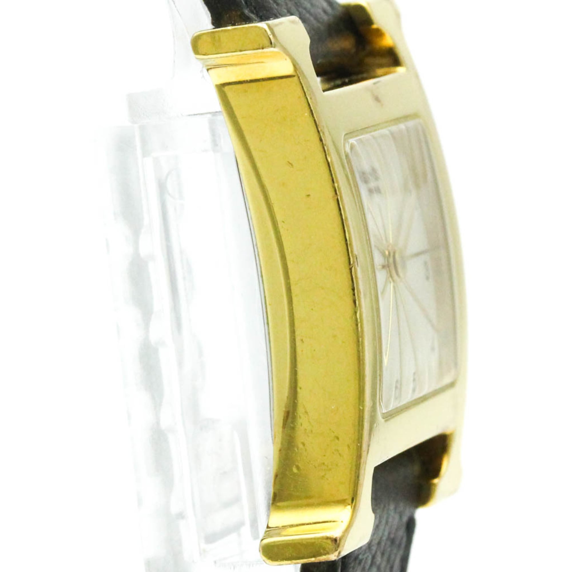 Hermes Heure H HH1.201 Silver Dial Stainless steel gold plated 21mm Watch