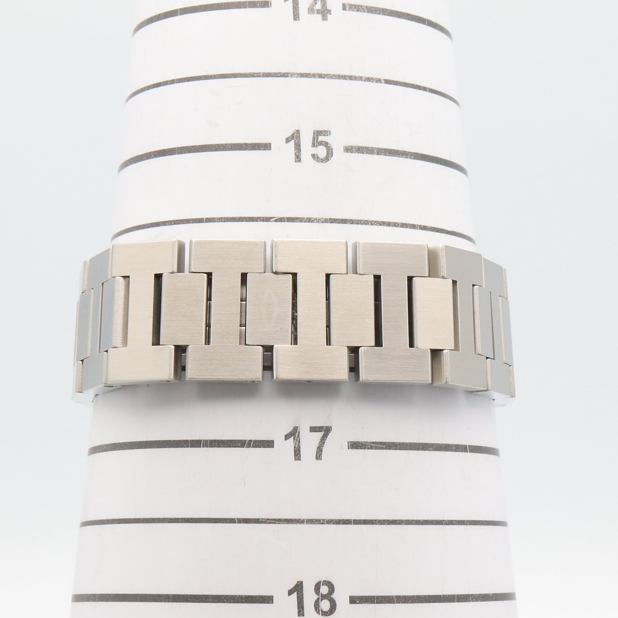 Cartier Pasha C chronograafhorloge, roestvrij staal, jongensmaat, zilverkleurig, W31048M7