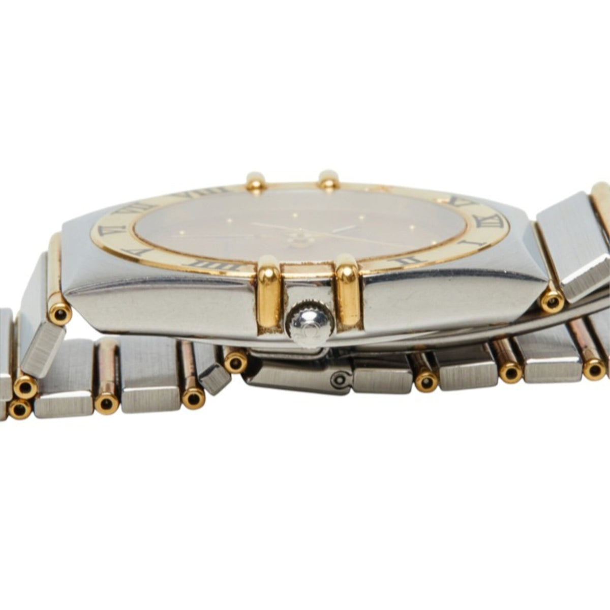 Omega Constellation 1210.1 mit goldenem Zifferblatt, 32 mm Uhr