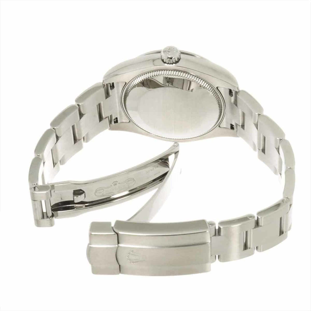 Rolex Oyster Perpetual 177200 mit blauem Zifferblatt, 31 mm Uhr