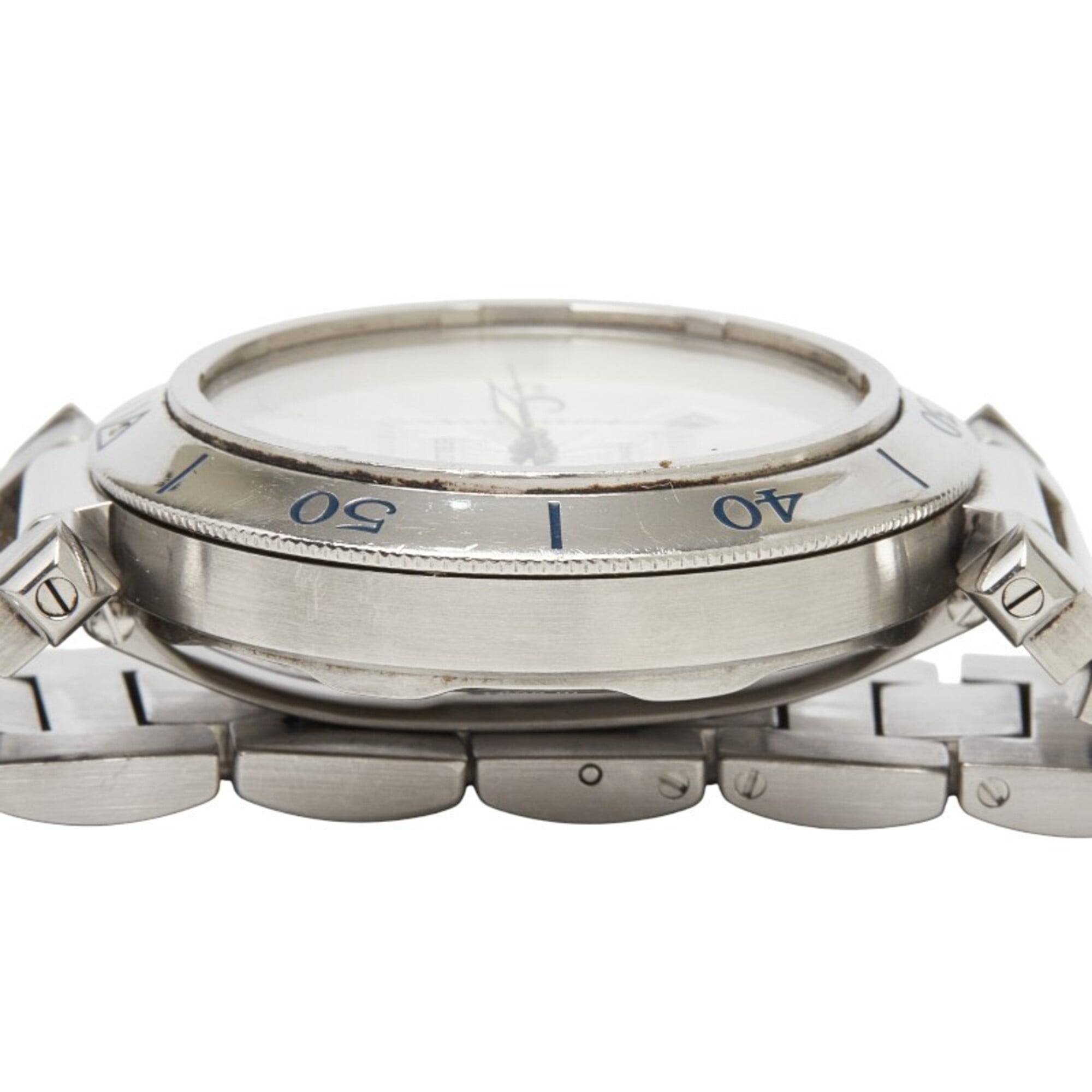 Cartier Pasha de Pronger W31040H3 White Dial 38mm Watch