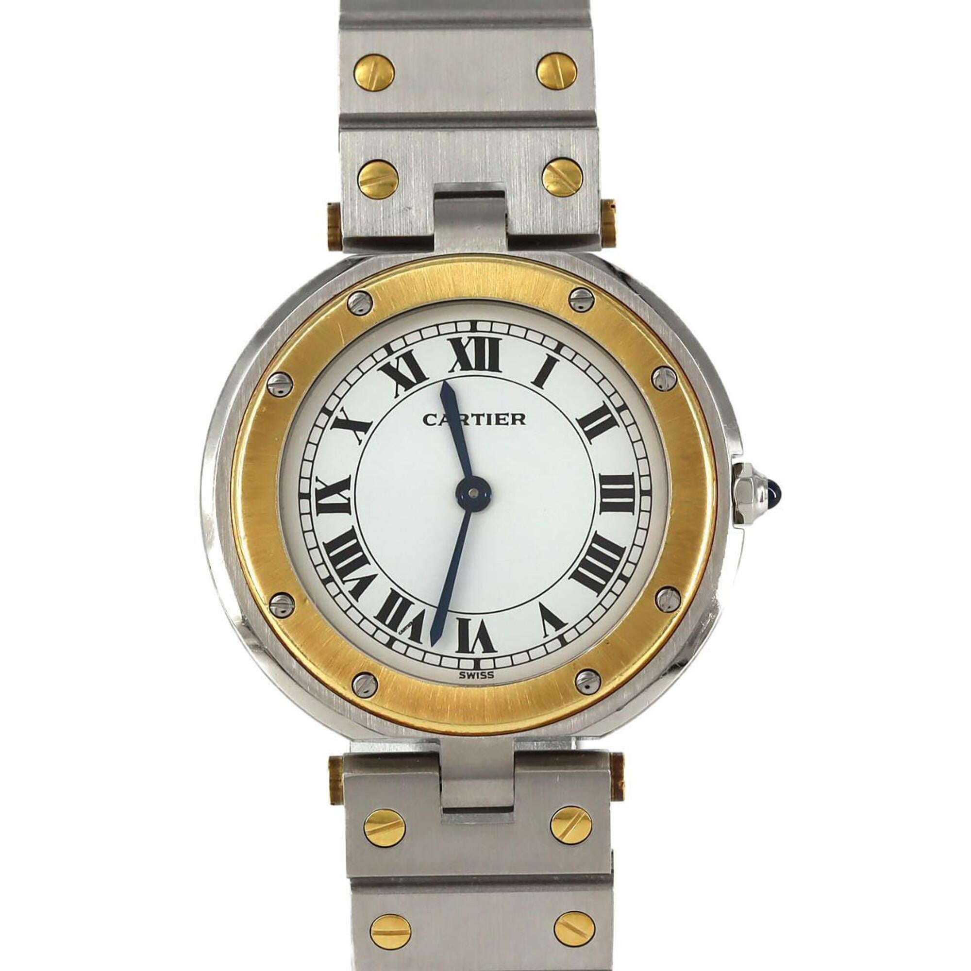 Cartier Santos Vendôme LM YG Combination 83038288 SSxYG Quartz Watch