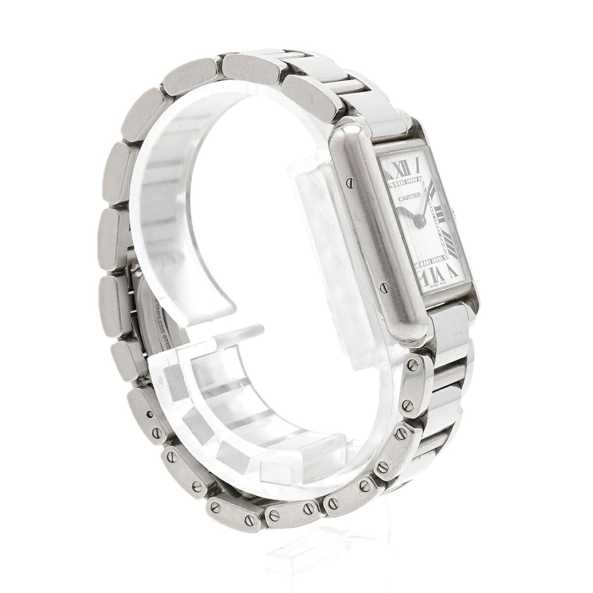 Cartier Tank Must SM WSTA0107 Silber Zifferblatt 22 mm Uhr