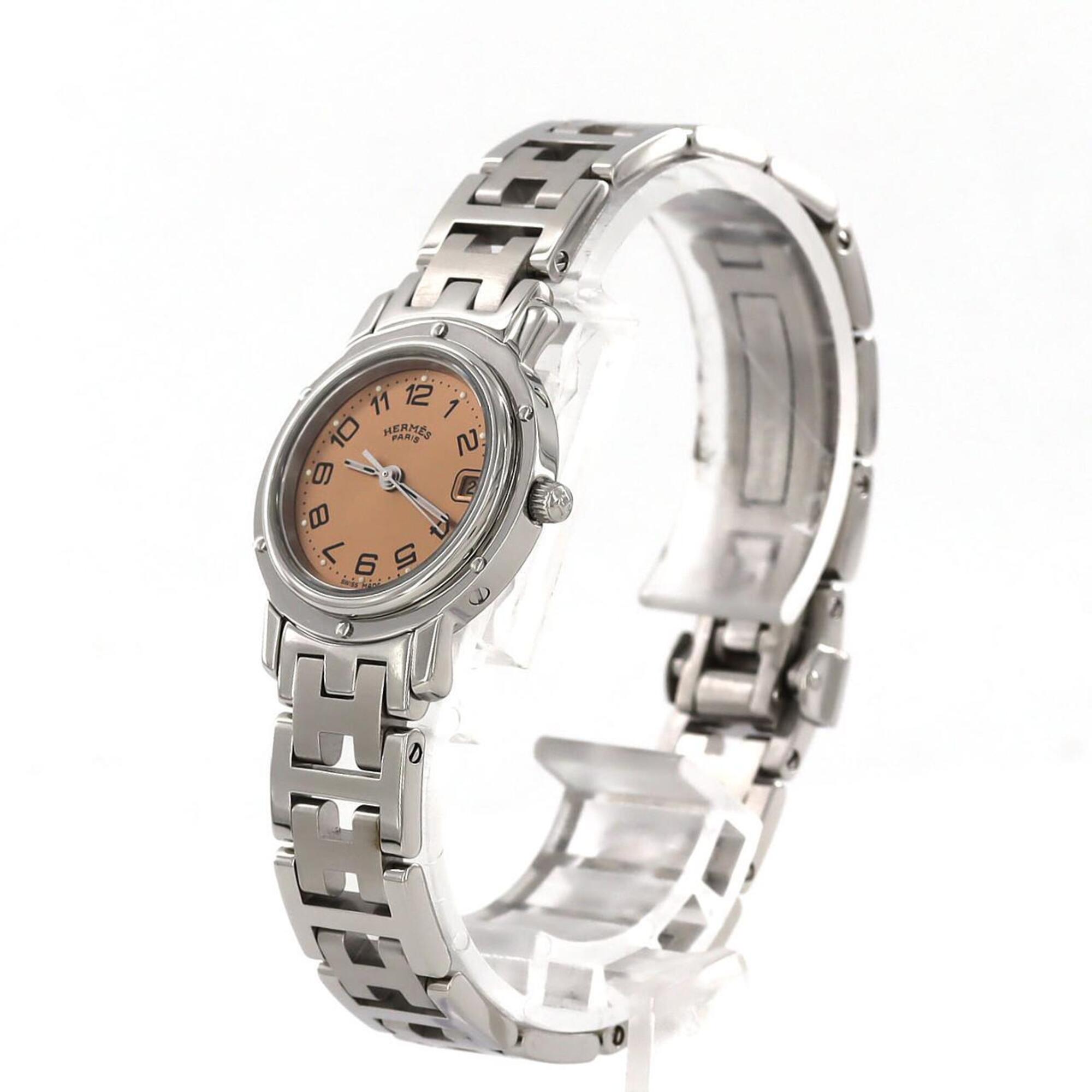 Hermes Clipper CL4.210 SS Quartz Watch