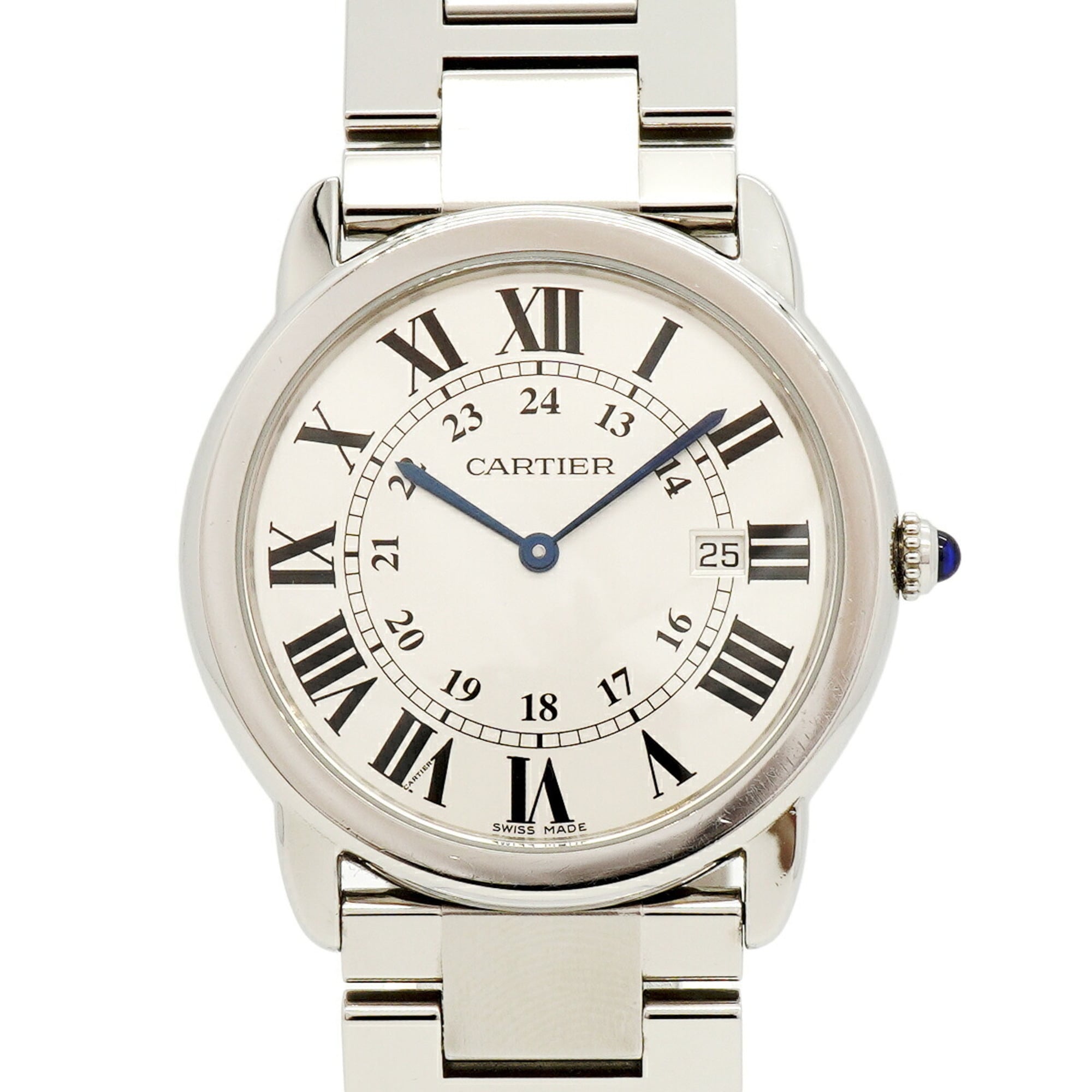 Cartier Ronde Solo LM W6701005 Silver Dial