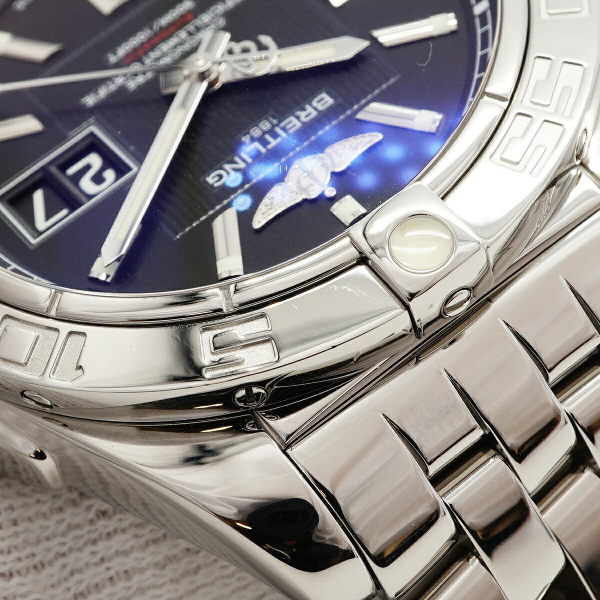 Breitling Galactic A49350 Black Dial 40mm Watch