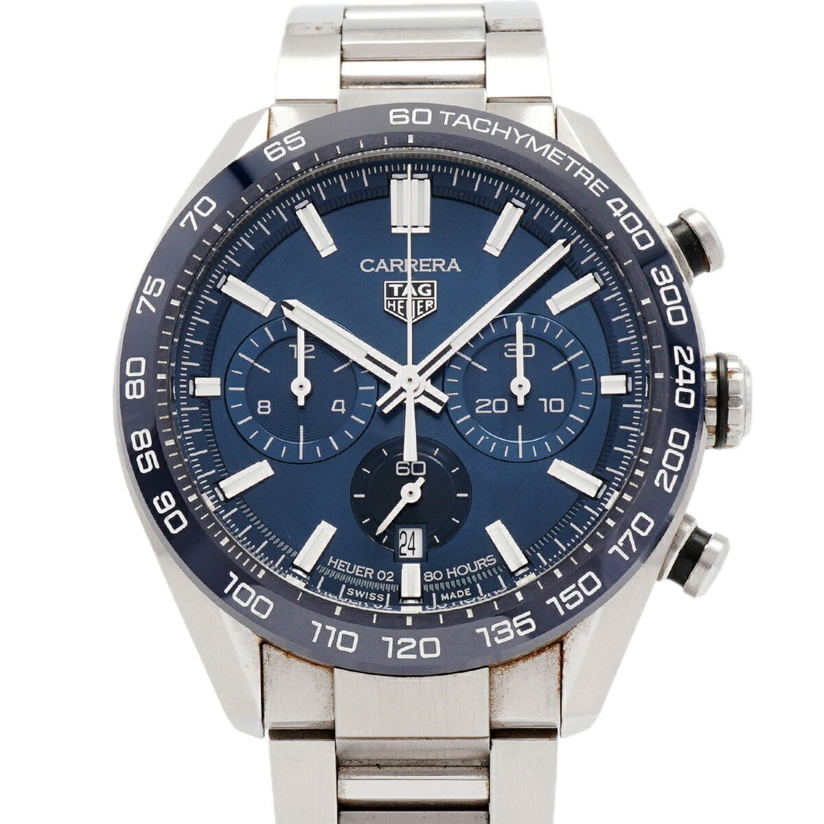 TAG Heuer Carrera Calibre CBN2A1A mit blauem Zifferblatt, 44 mm Uhr