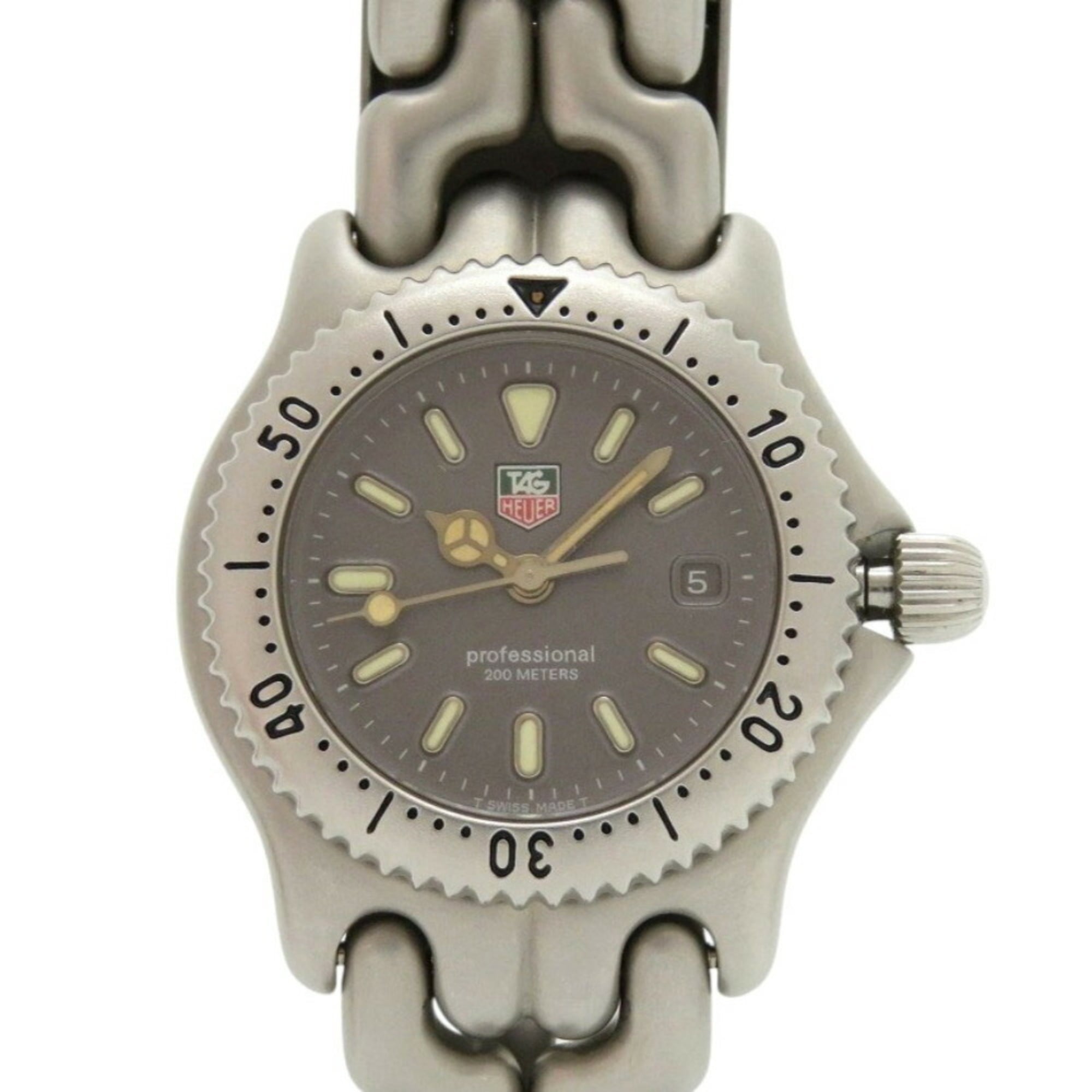 TAG Heuer S99.215 Professional 200m Stainless Steel Grey Quartz Watch