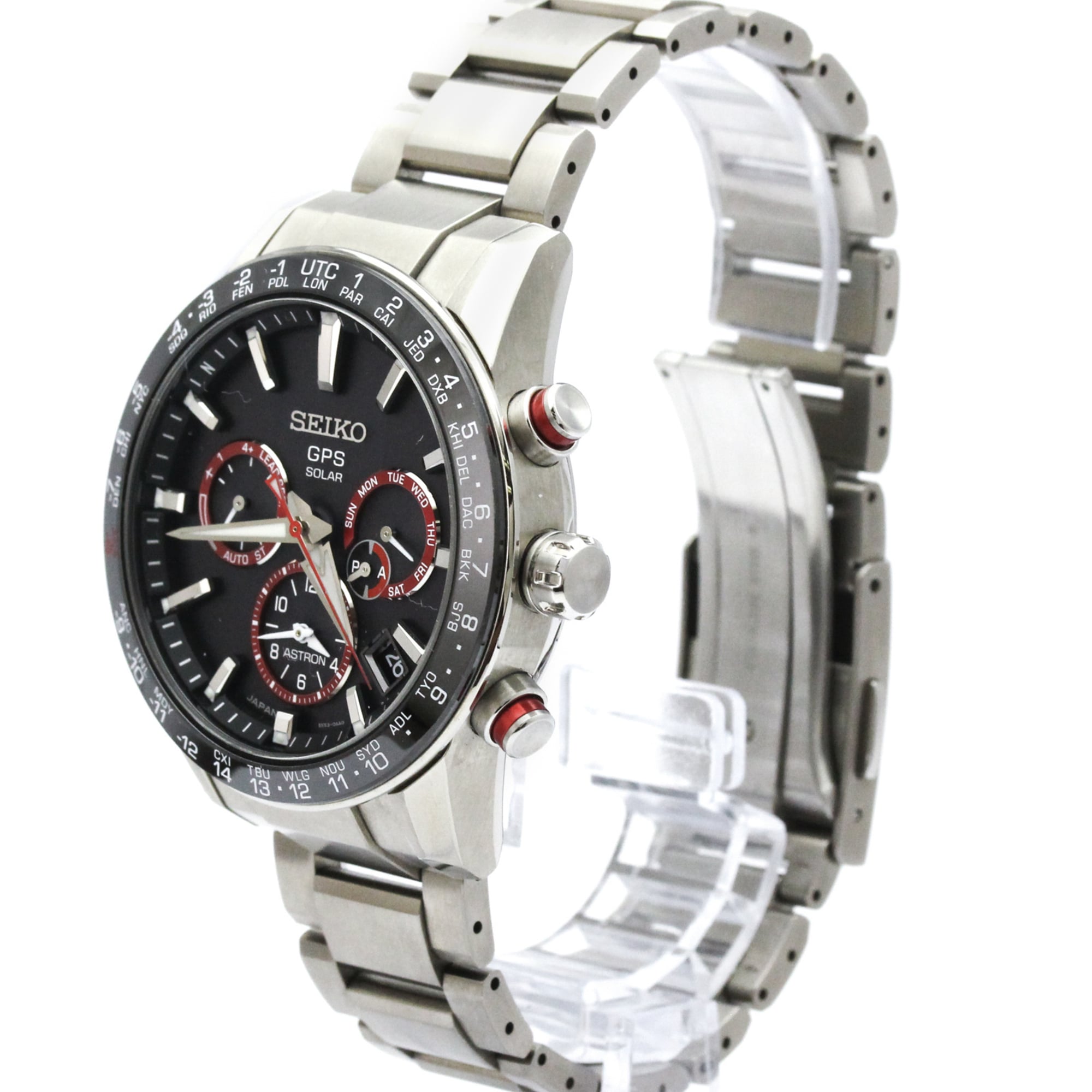 Seiko Astron SBXC017(5X53-0AF0) Black Dial 43mm Watch