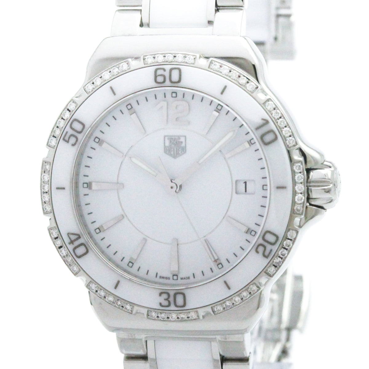 TAG Heuer Formula 1 WAH1213 Weiß Zifferblatt 35 mm Uhr