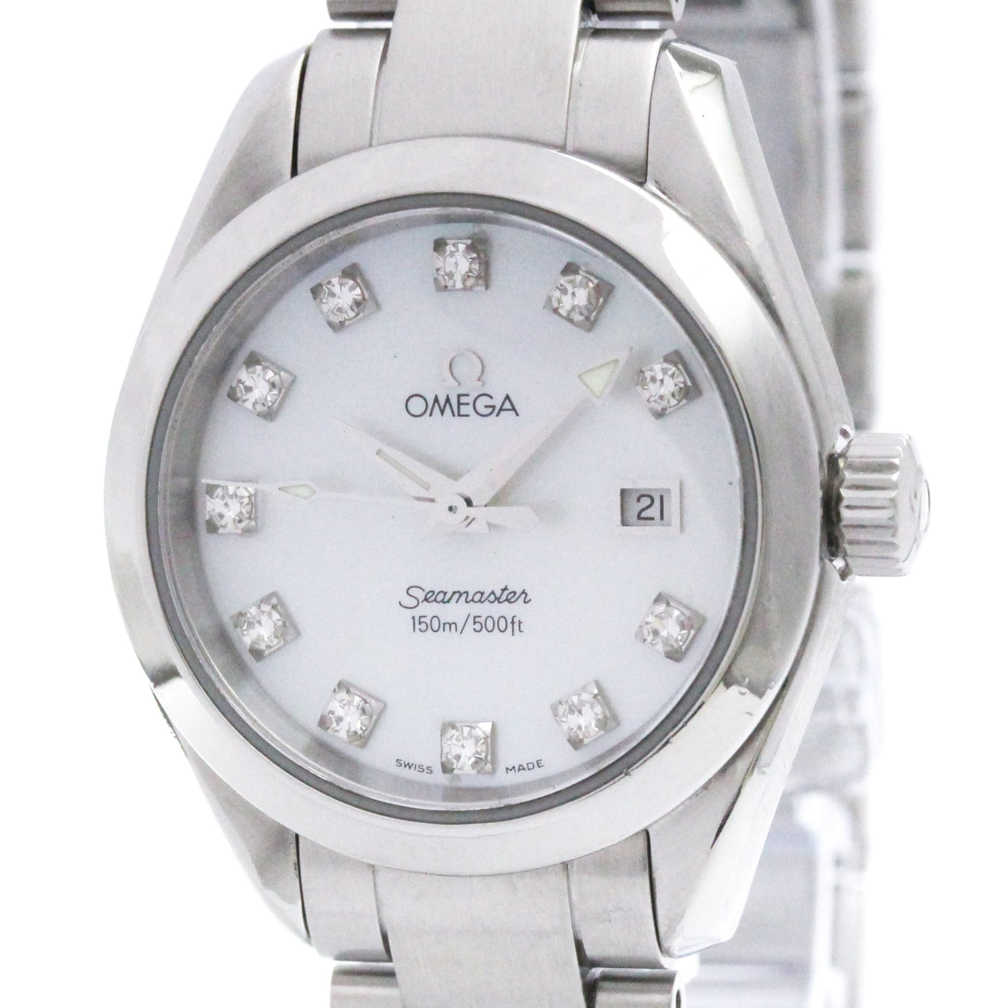 Omega Seamaster 2577.75 Weiß Gehäuse, Zifferblatt 29 mm Uhr