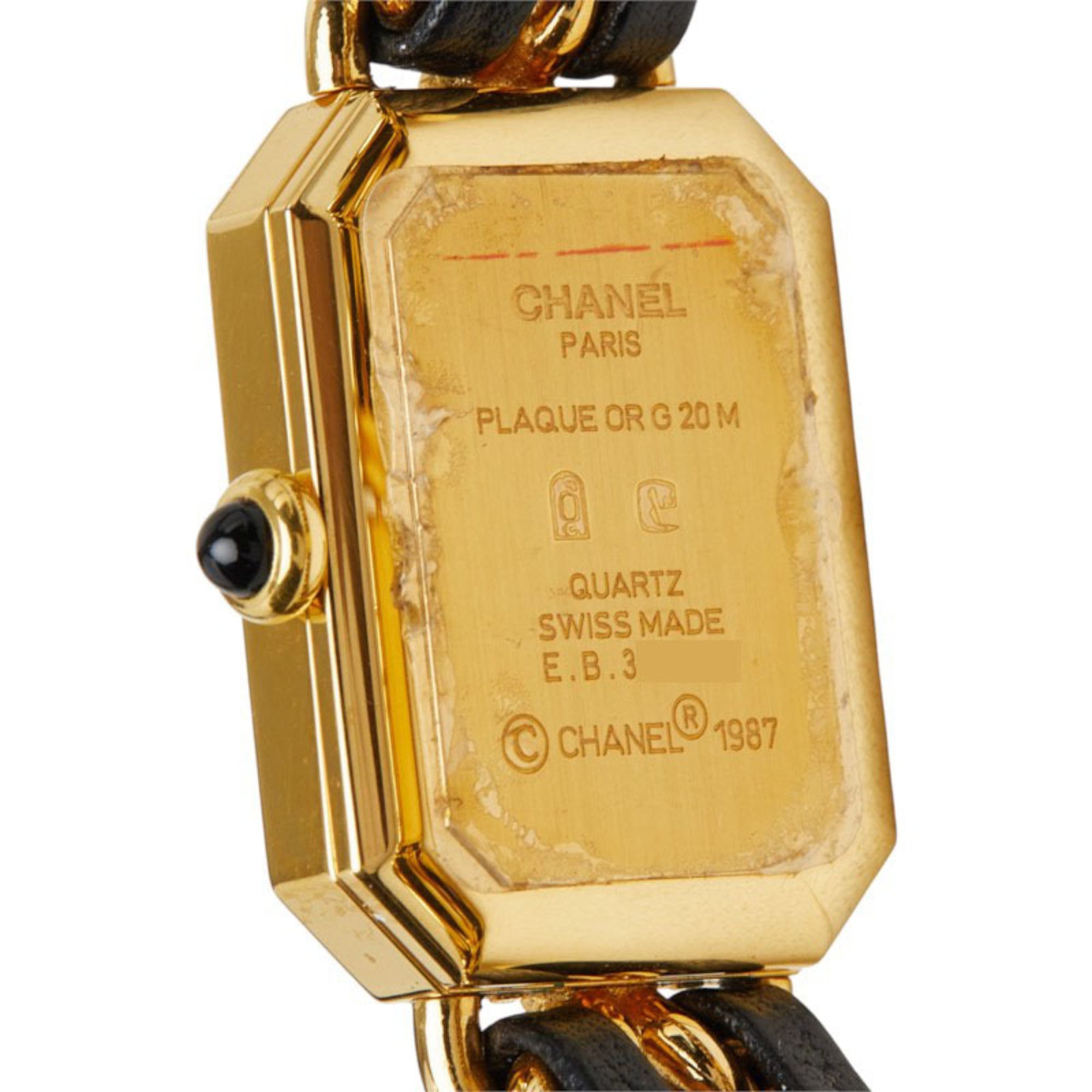 Chanel Première M H0001 Schwarz Zifferblatt 20 mm Uhr