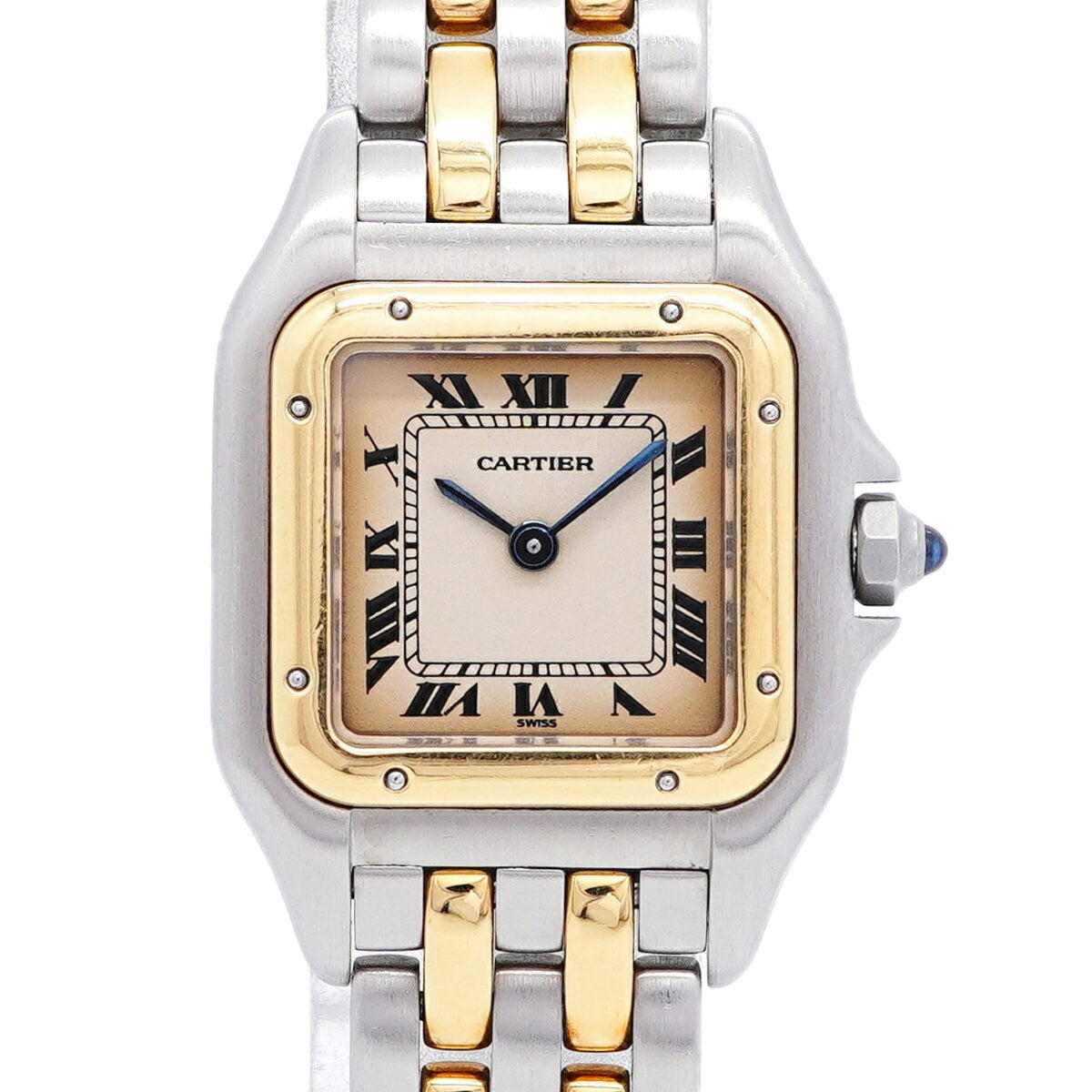 Cartier Panthère 66921 horloge met ivoorkleurige wijzerplaat, 21 mm