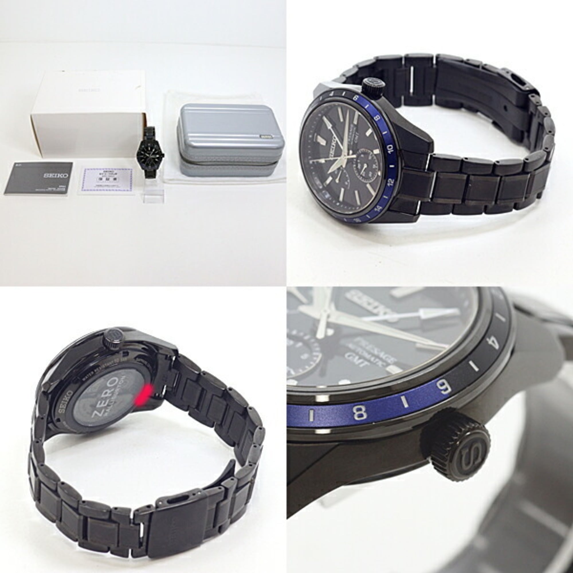 Seiko Men's Watch Presage SPB271JC Automatic Black Dial Limited to 600 Discontinued Model