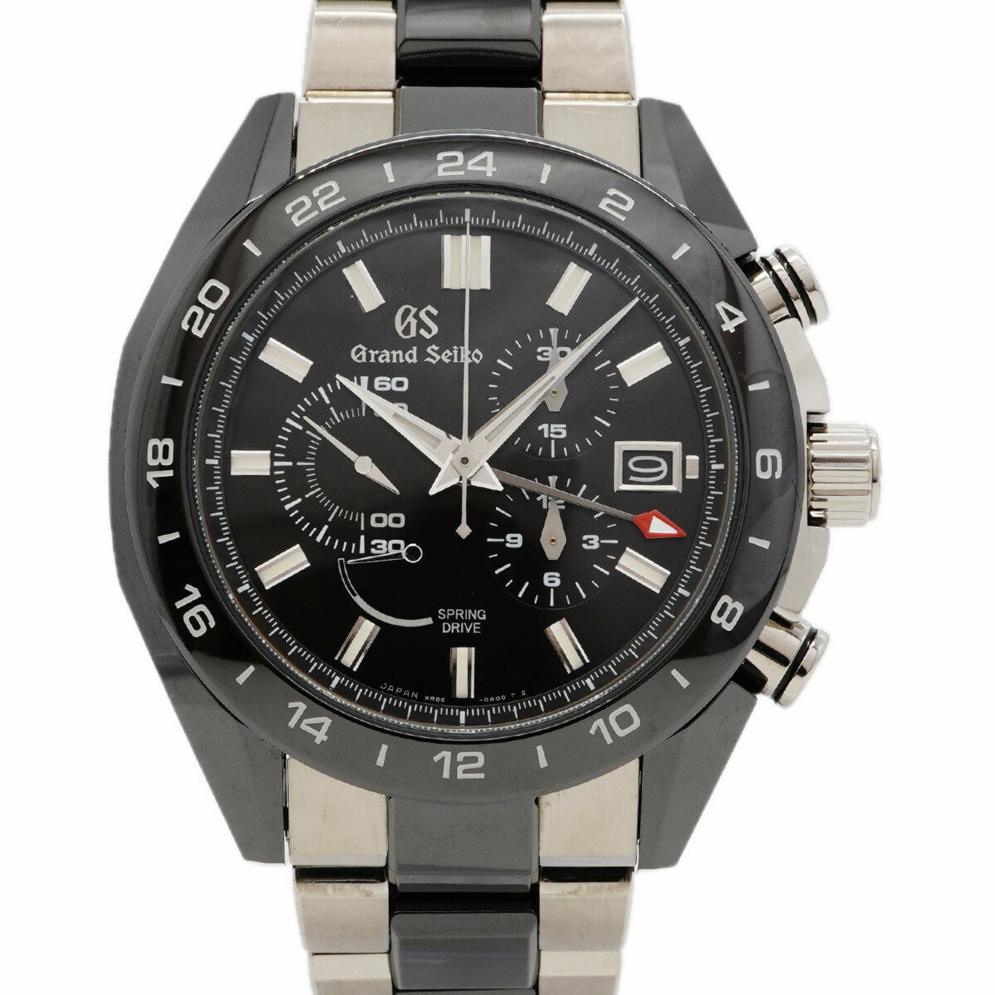 Seiko Grand SBGC223 9R86-0AG0 Black Dial Men's Watch