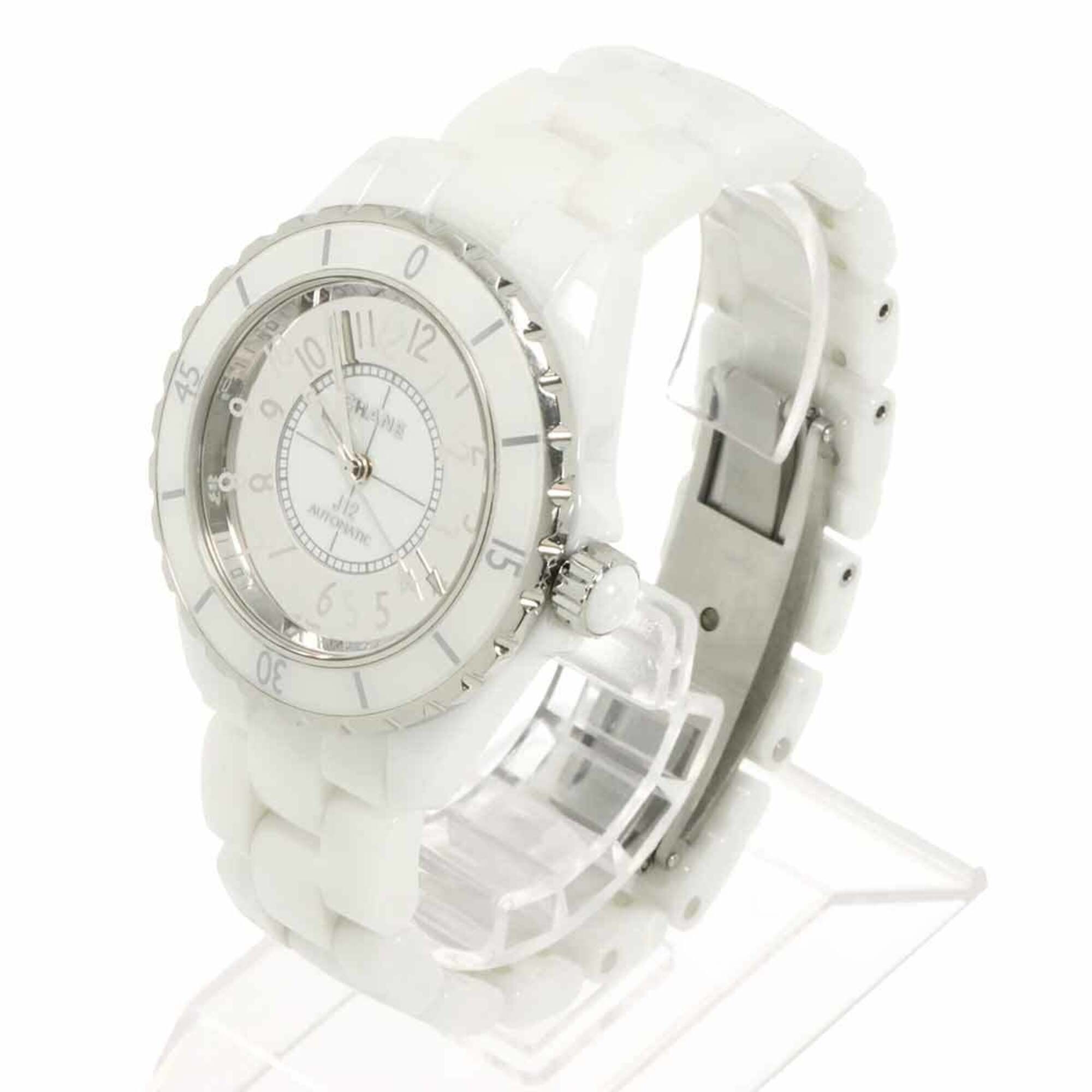 Chanel J12 38mm H4862 White Ceramic Mirror Finish Automatic Movement