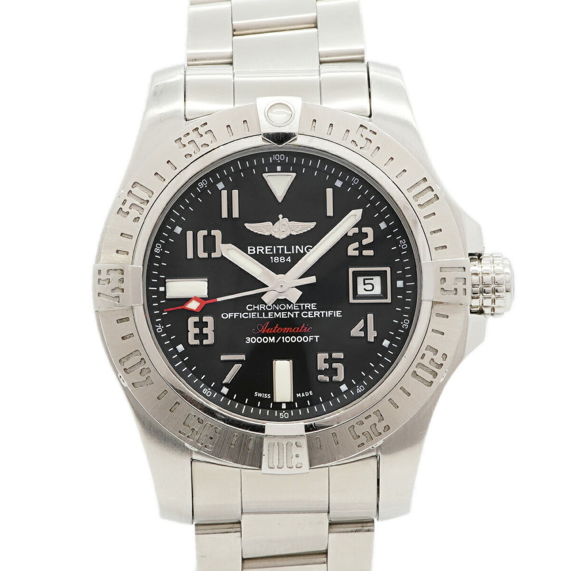 Breitling Avenger A1733110/A17331 Black Dial 44mm Watch