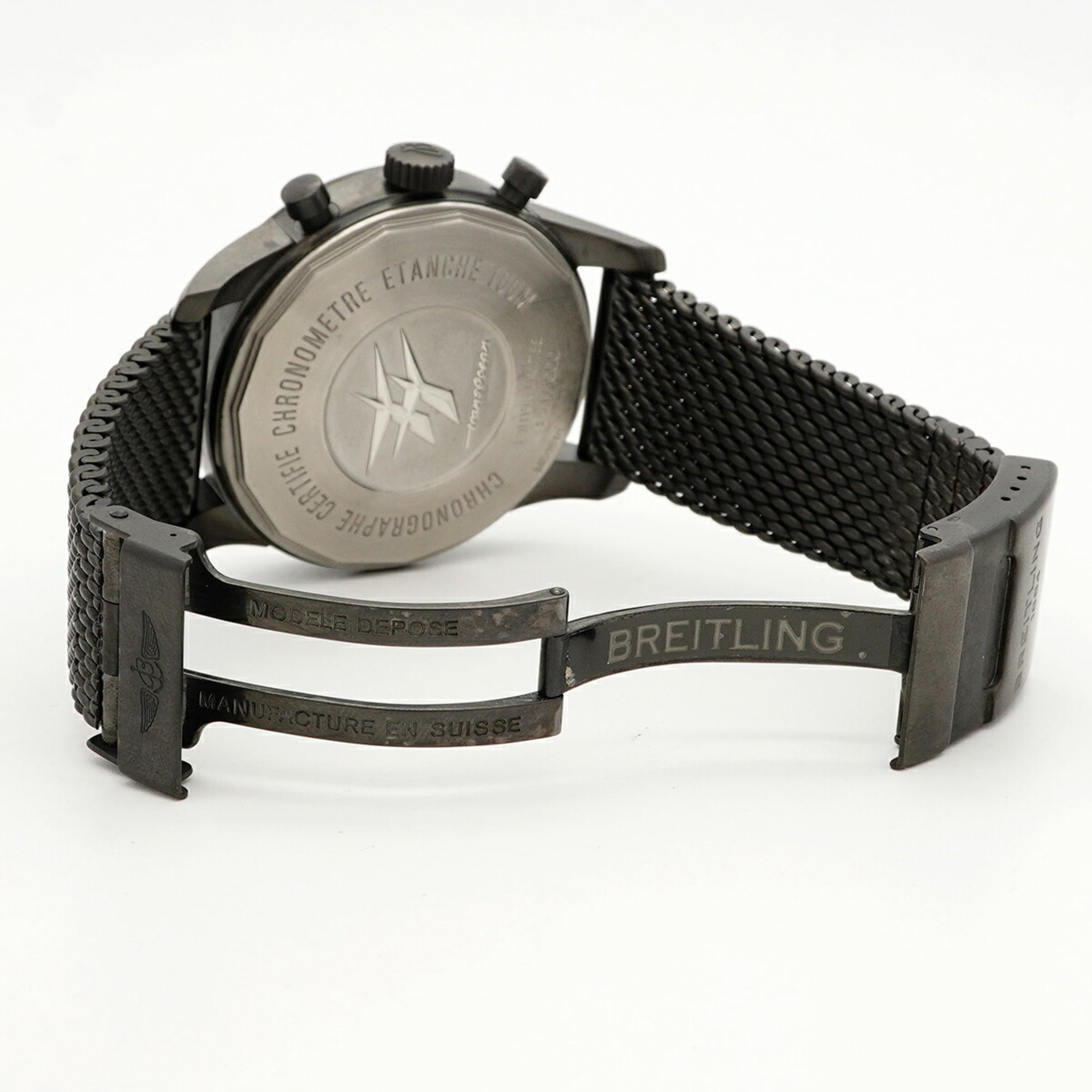 Breitling Transocean Unitime Pilot Limitierte Auflage (1000 Stück) MB0510 Herrenuhr Schwarz Zifferblatt