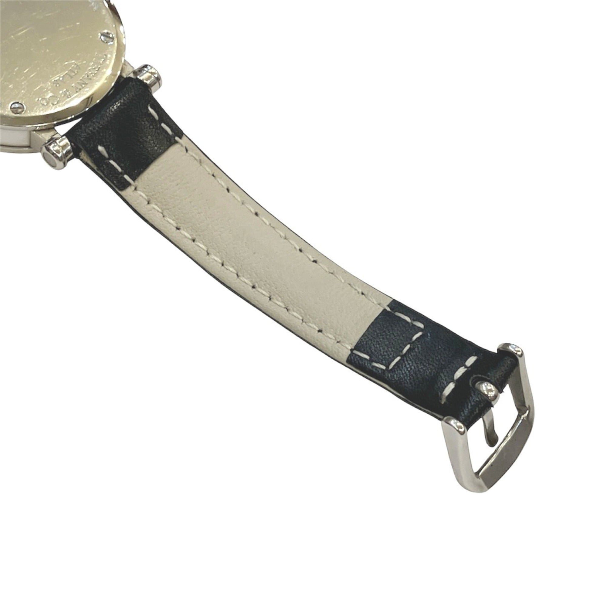 Tiffany & Co. Atlas watch, total weight 36.4g, stainless steel, genuine leather strap, quartz movement, white dial, Z1300.11.11A20