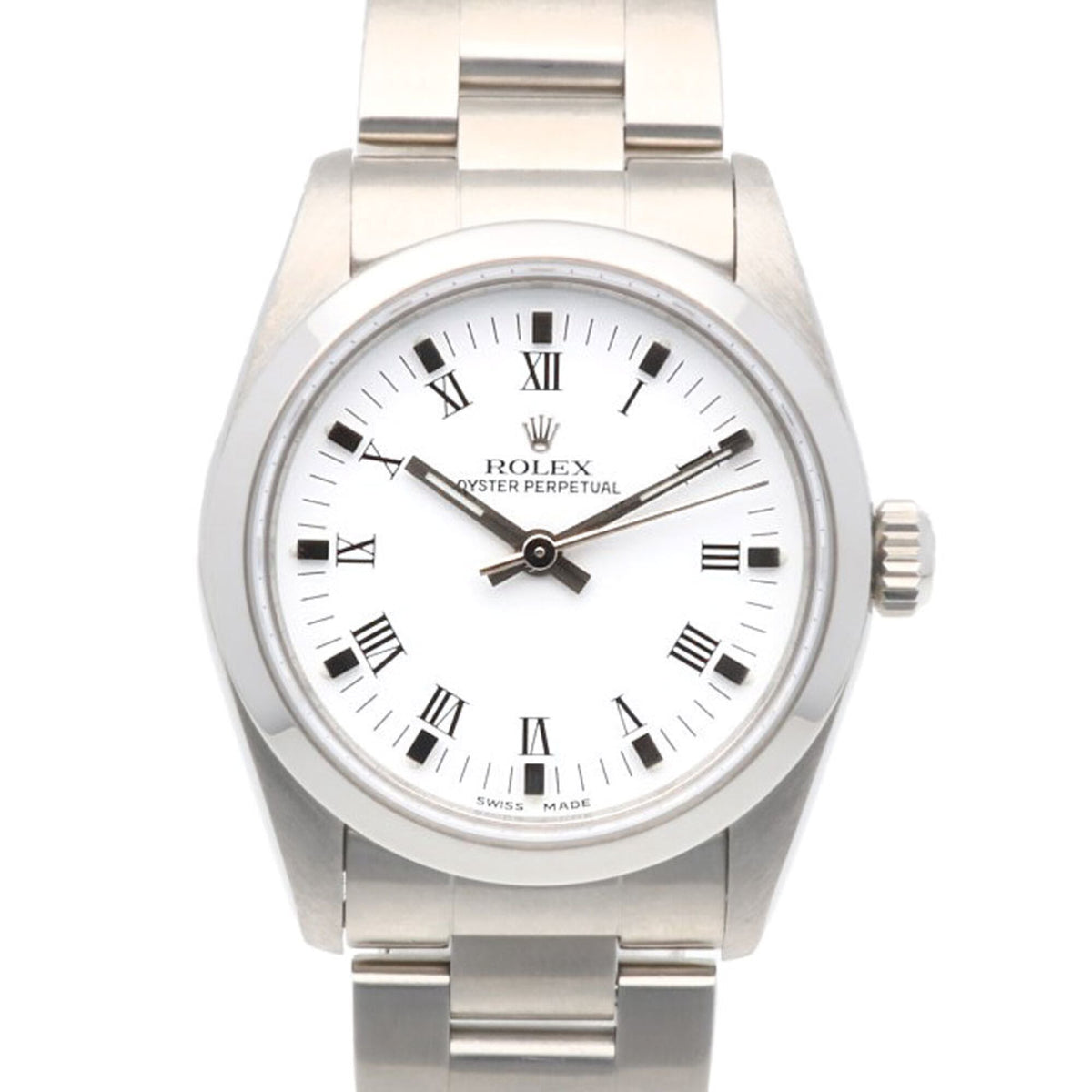 Rolex Oyster Perpetual 77080 White Dial 30mm Watch