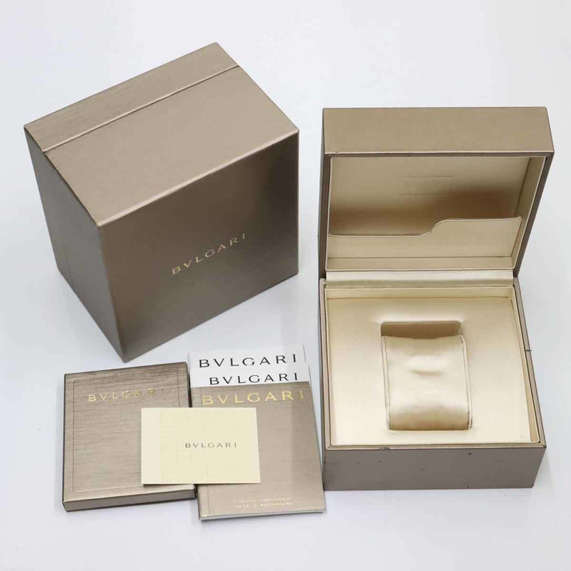 Bulgari Bulgari Lucea Combi LUP28SG Women's Watch 12P Diamond White Shell 18KPG Pink Gold Quartz