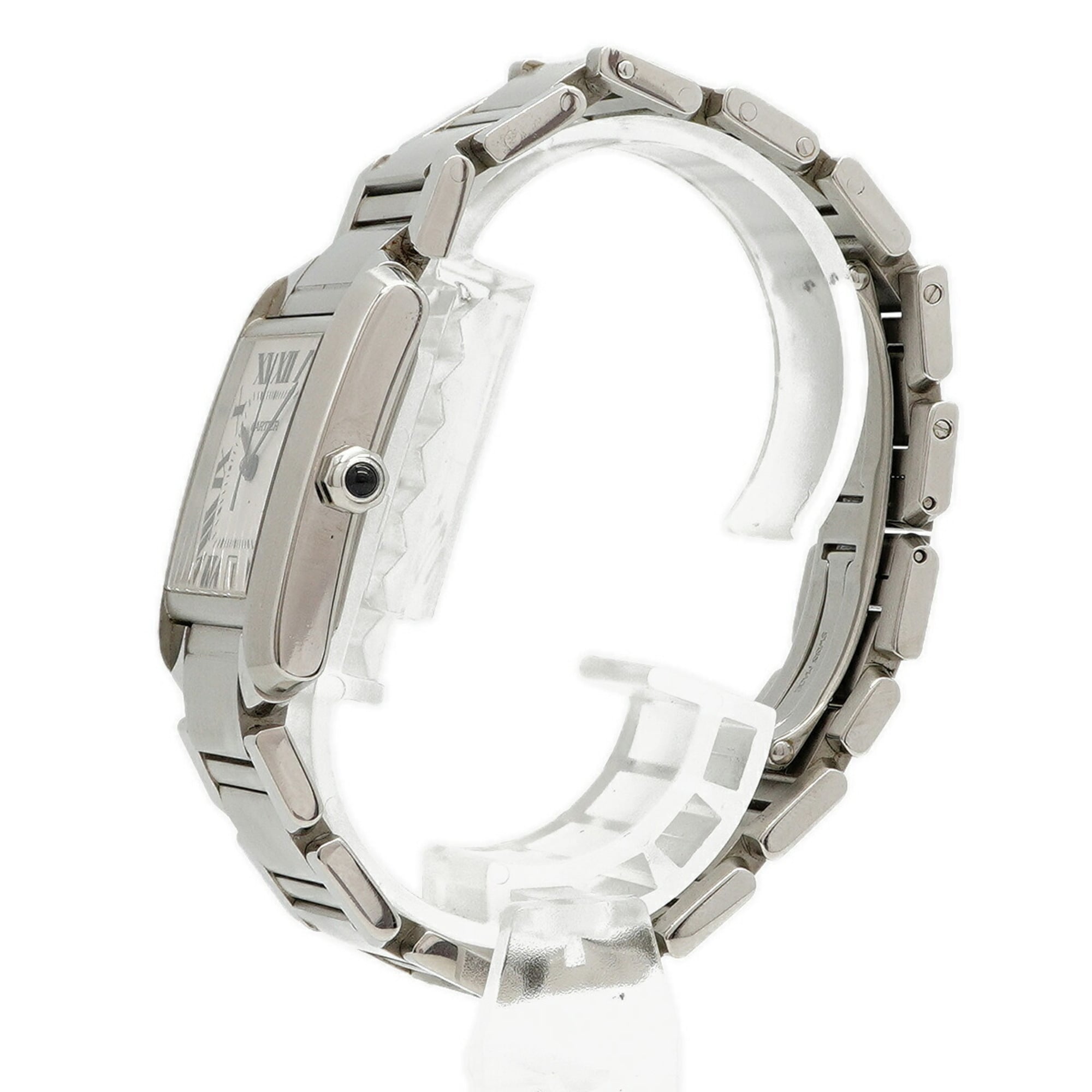 Cartier Tank W51002Q3 Silver Dial 28mm Watch