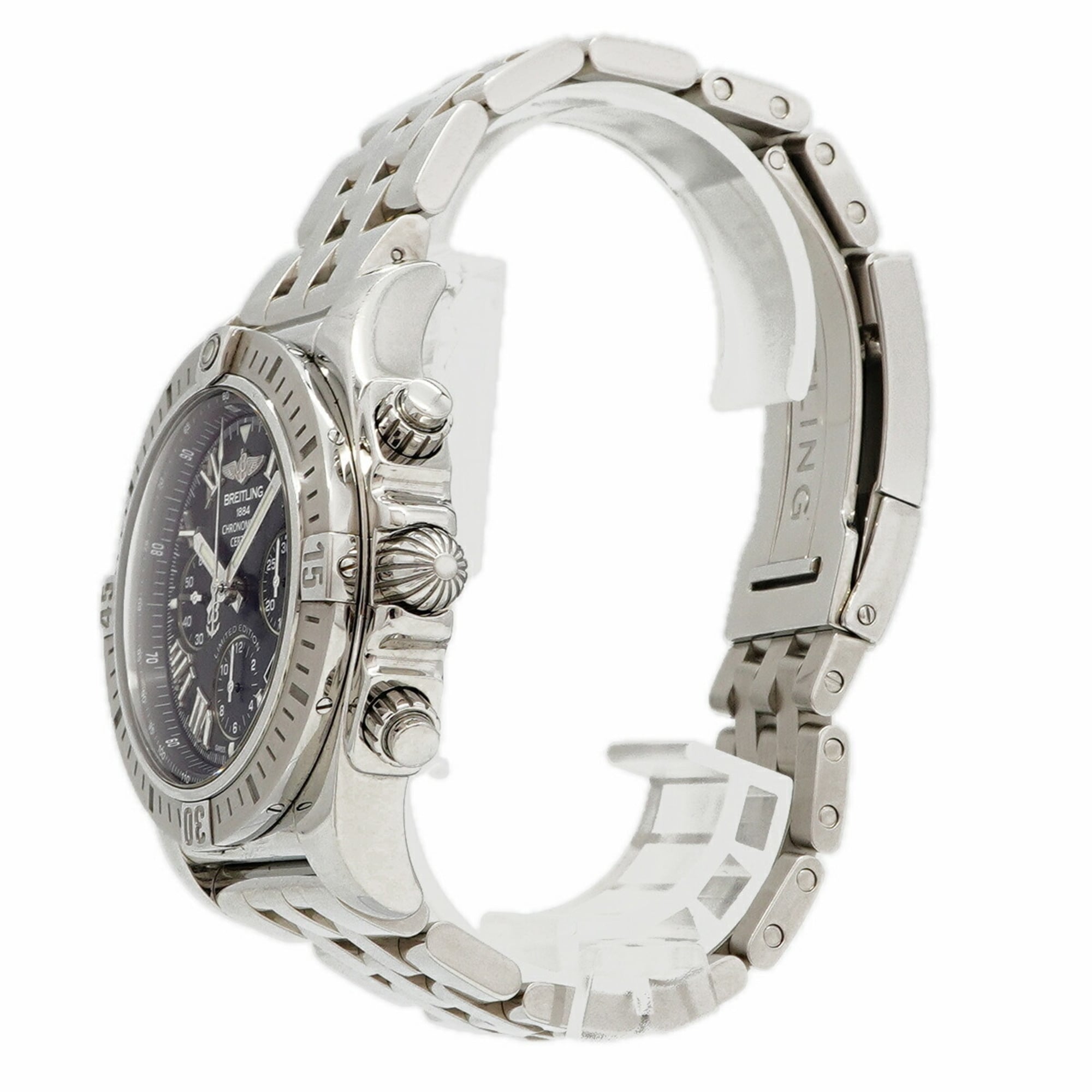 Breitling Chronomat AB01153A/AB0115 Black Dial Stainless steel 43mm Watch