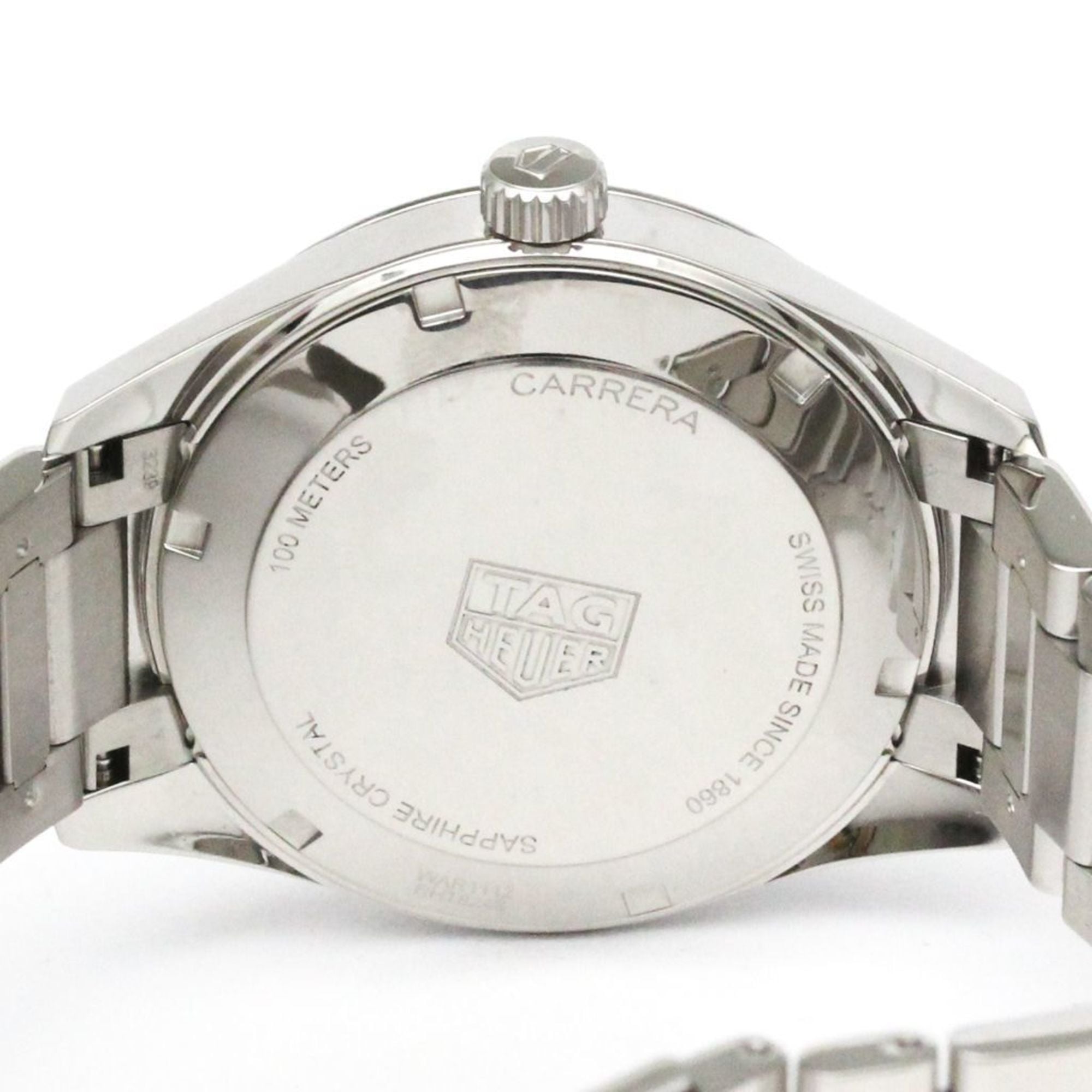 TAG HEUER Carrera Stainless Steel Quartz Mens Watch WAR1112