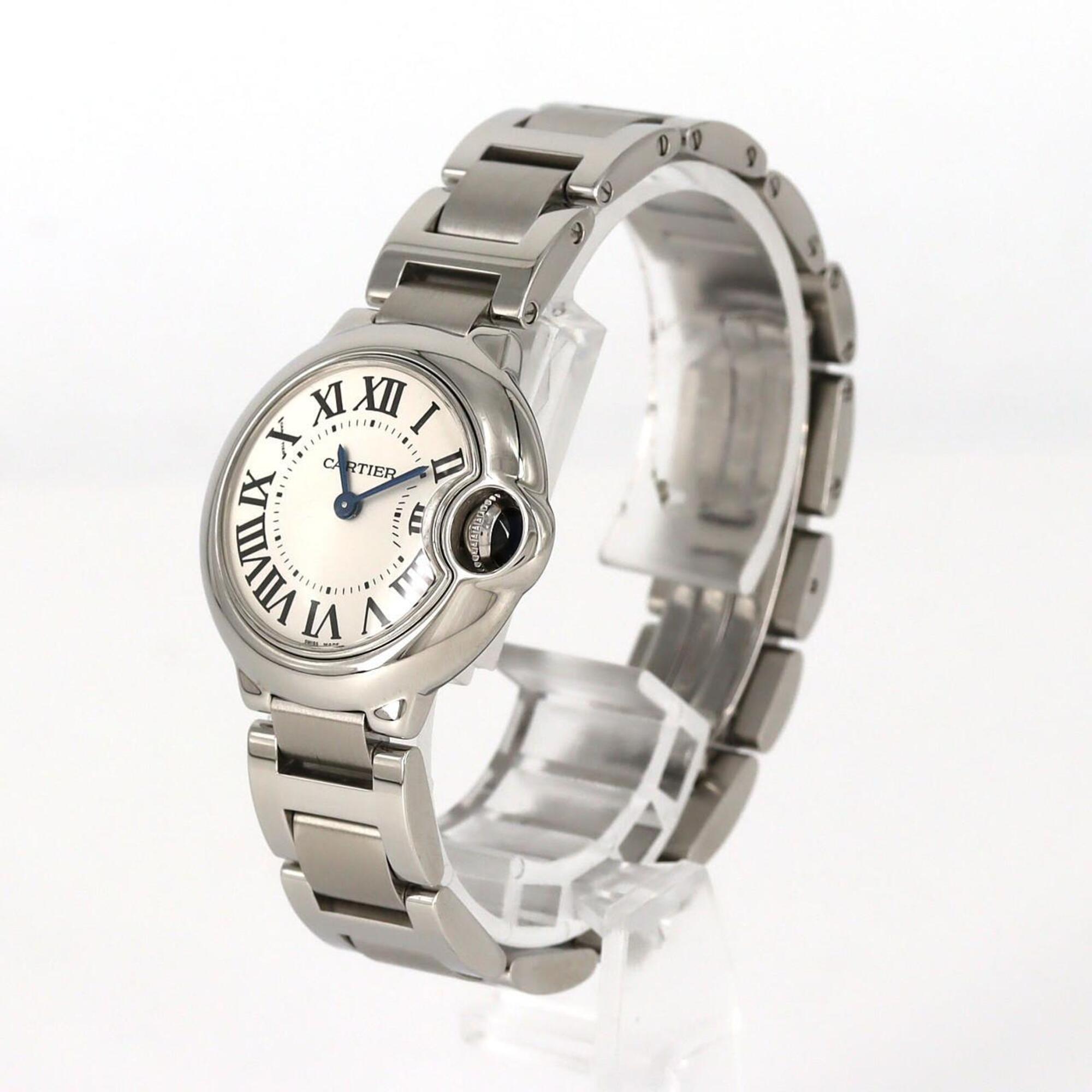 Cartier Ballon Bleu SM W69010Z4 SS Quartz Watch