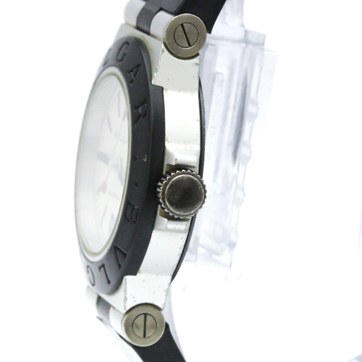 Bvlgari Aluminium AL29TA Carbon Dial 29mm Watch