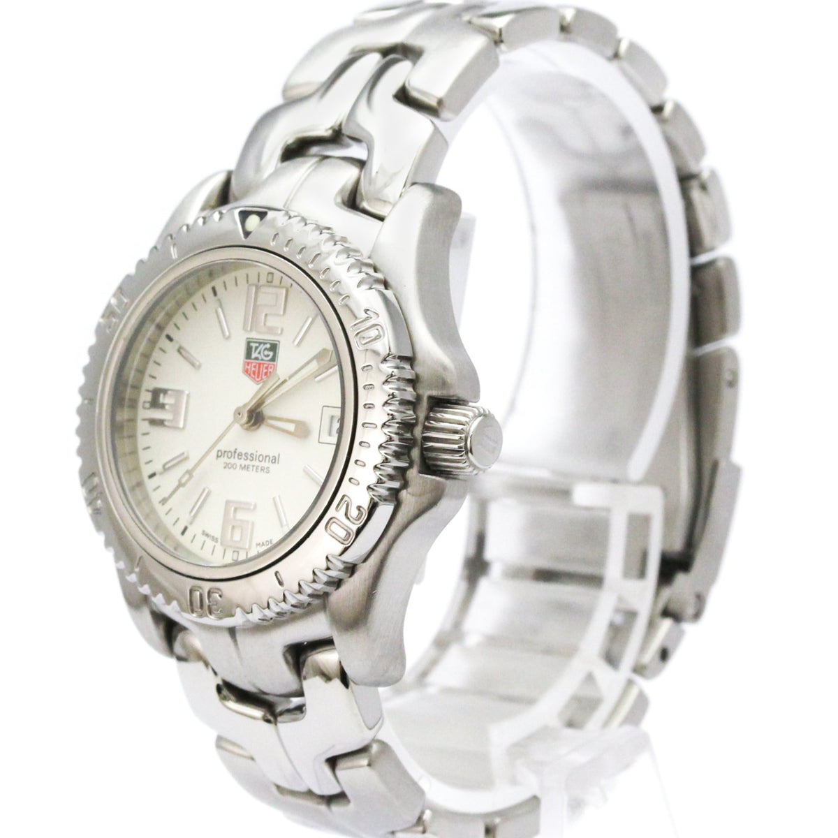 TAG Heuer Link WT1314 Weiß Zifferblatt 30 mm Uhr