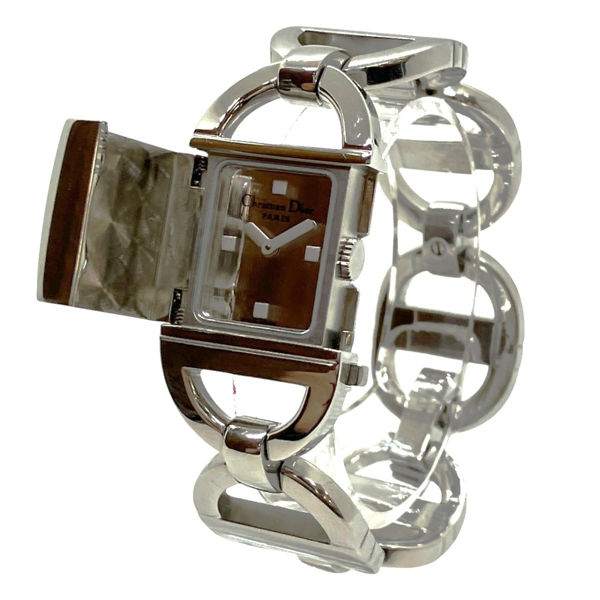 Christian Dior Pandiora D78-100 Silber Zifferblatt 18 mm Uhr