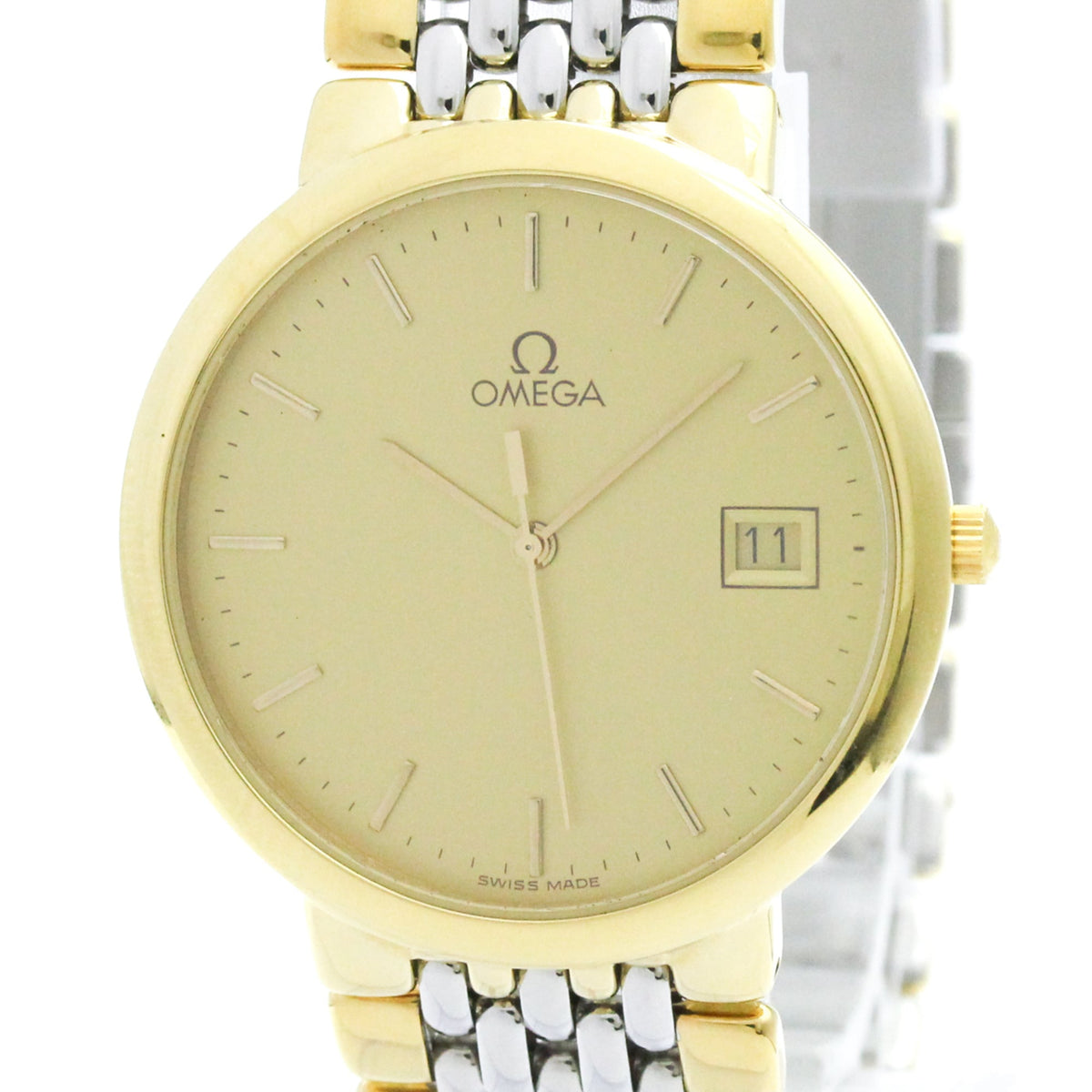 Omega De Ville 396.1012 Gold Dial 32mm Watch