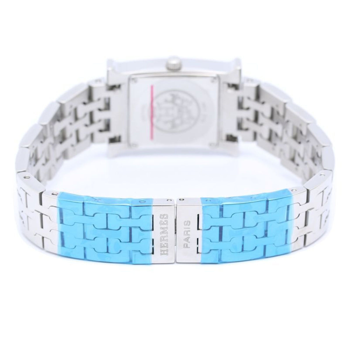 Hermes H- HH1.210.461/4804 Pink Dial 21mm Watch