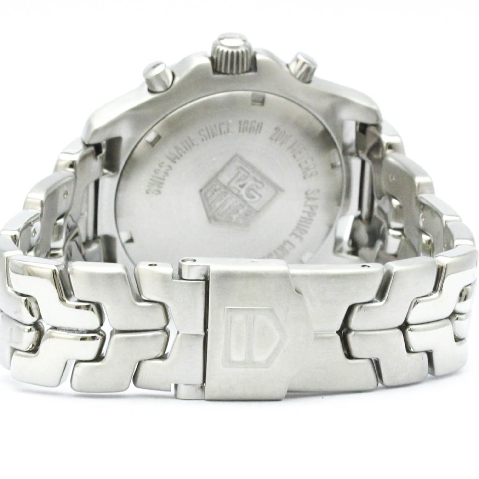 TAG HEUER Link Chronograph Herrenuhr aus Edelstahl Quarz CT1112
