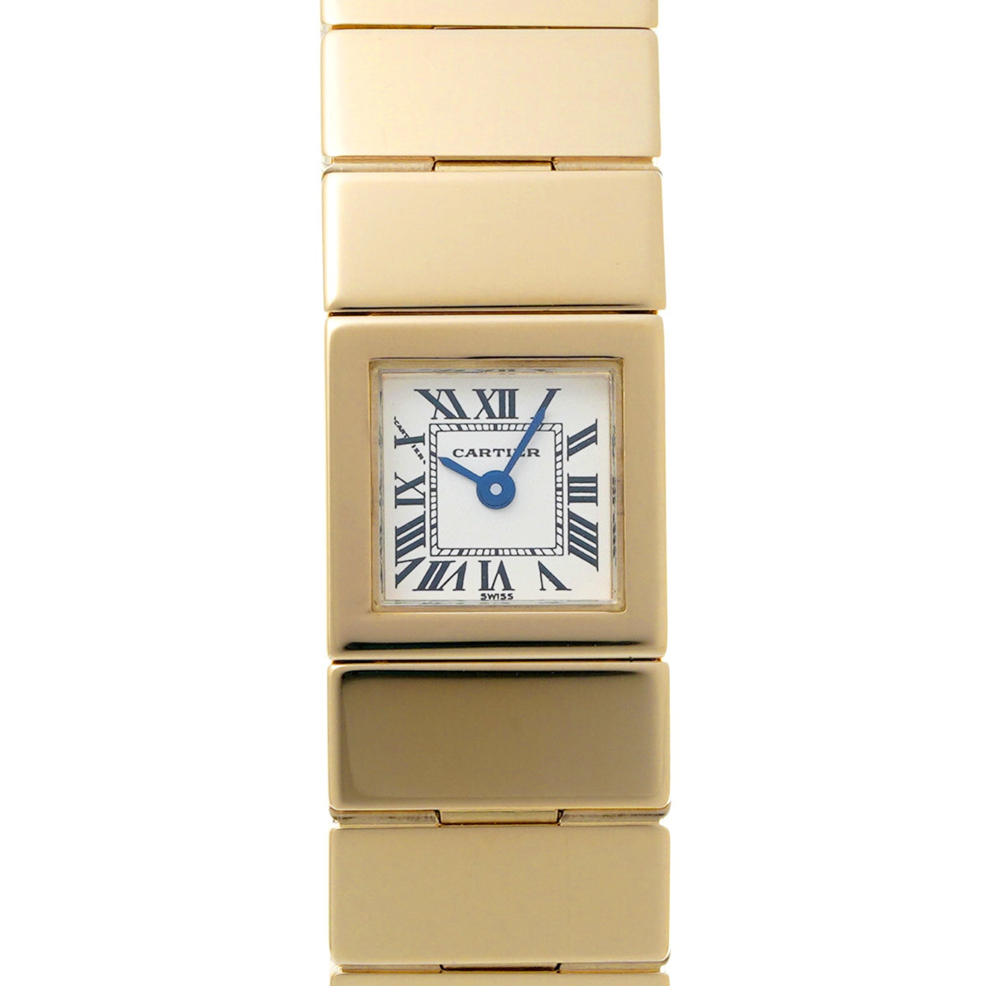 Cartier Tank Lango W15107K6 Ivory Ladies Quartz Watch (Pre-owned) - Ginzo
