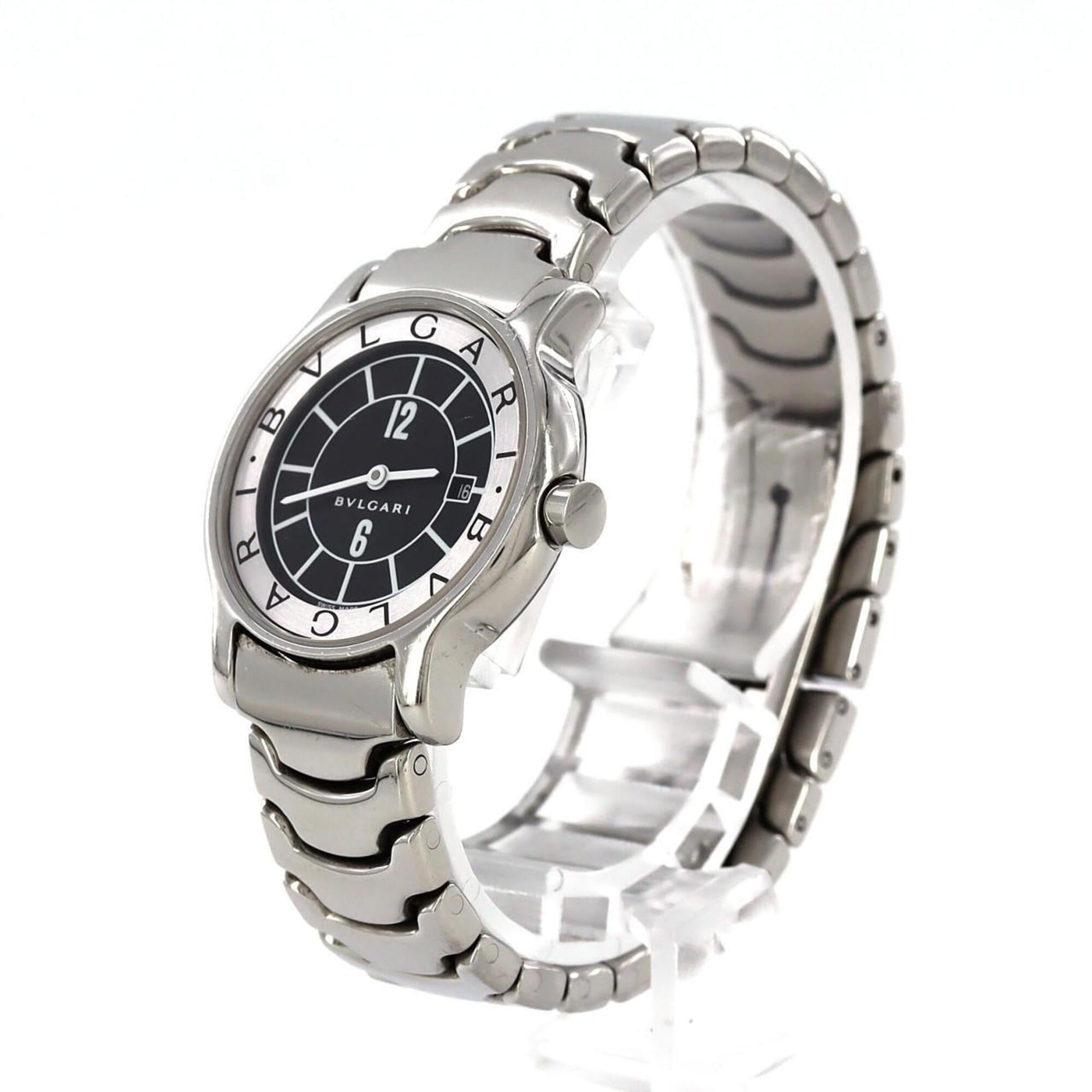 Bulgari Solotempo ST29S ST29BSSD Stainless Steel Quartz