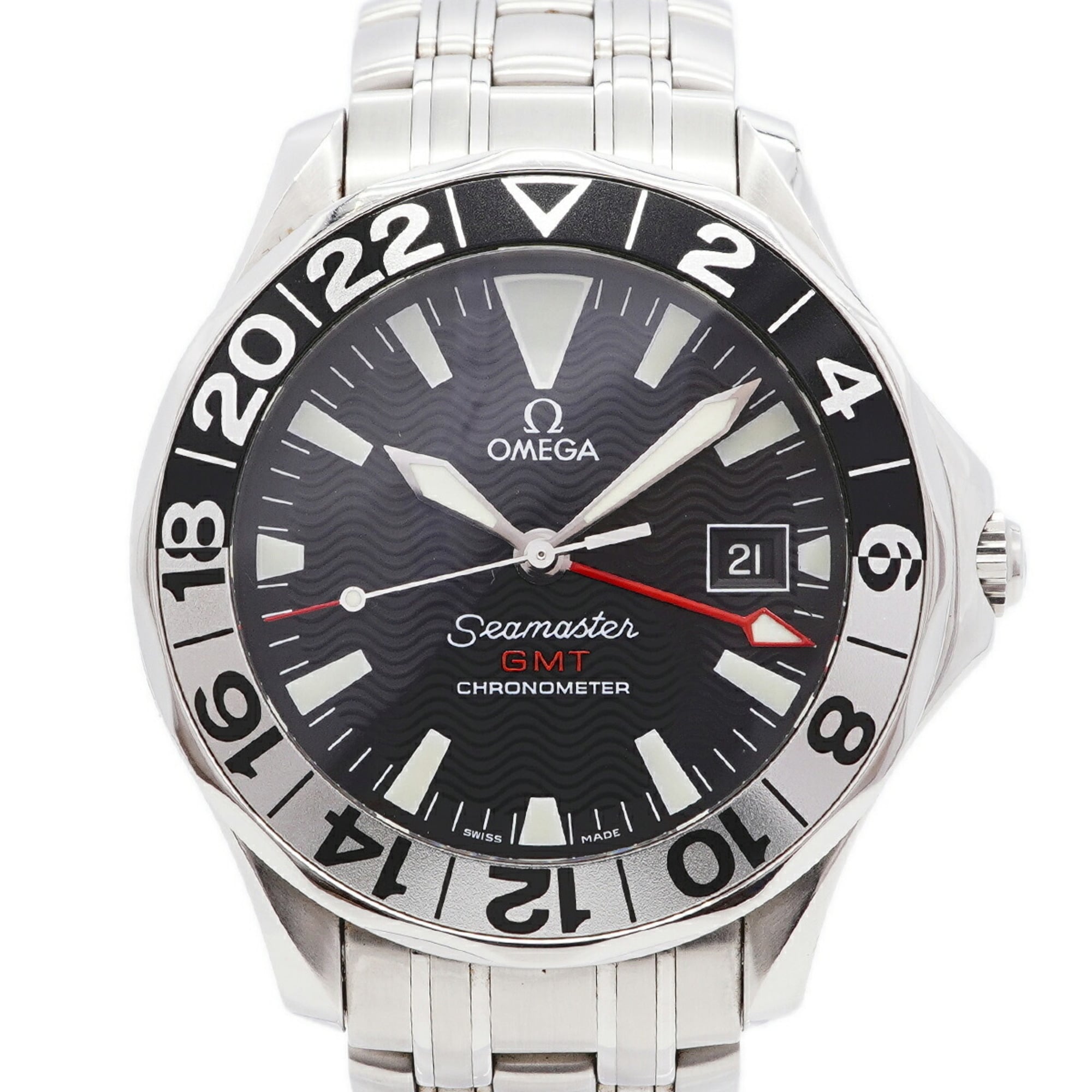 Montre Omega Seamaster Gmt 50e anniversaire 2534.5 Noir cadran 41 mm