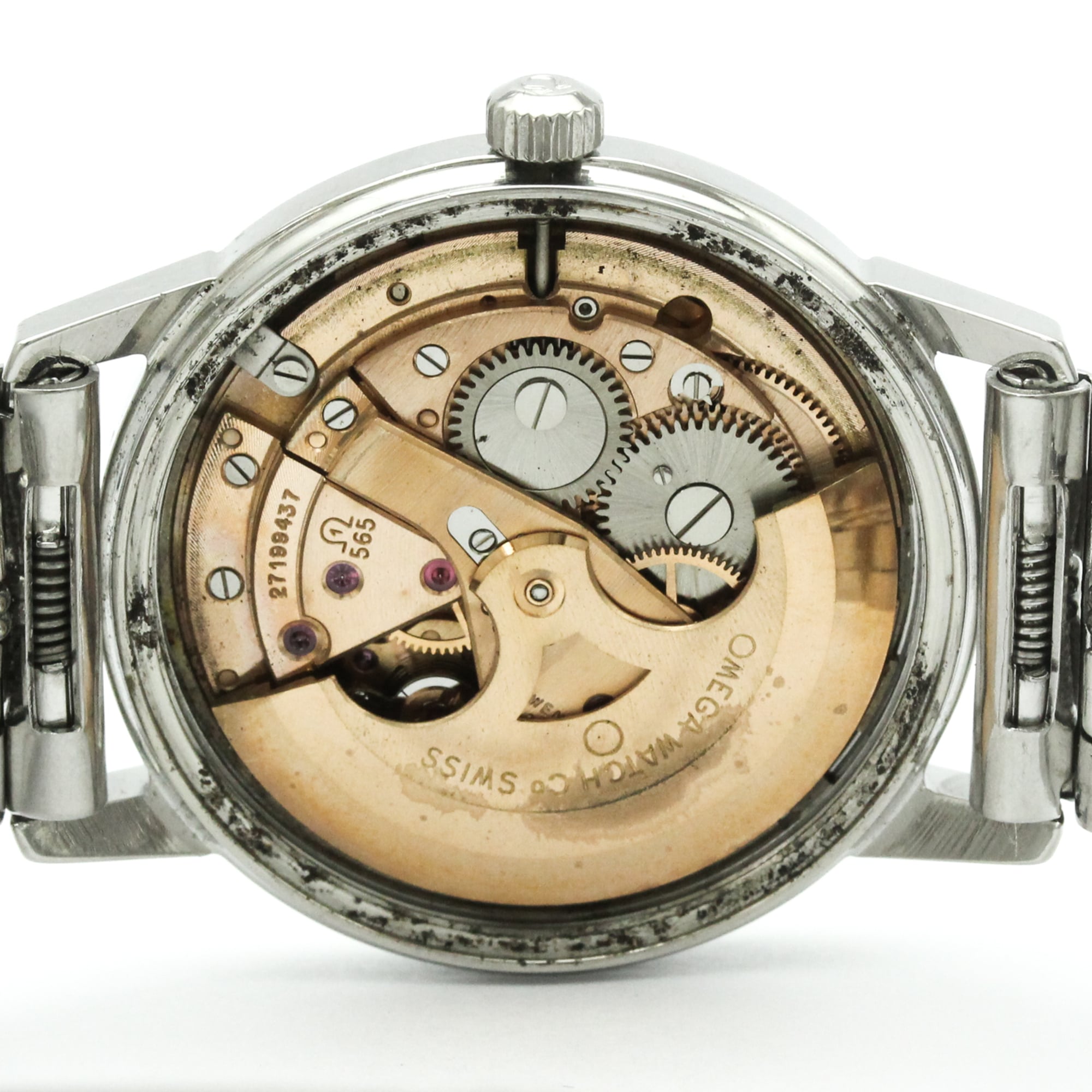 OMEGA Seamaster Cal. 565 Herrenuhr aus Stahl Automatik 166.037 Vintage