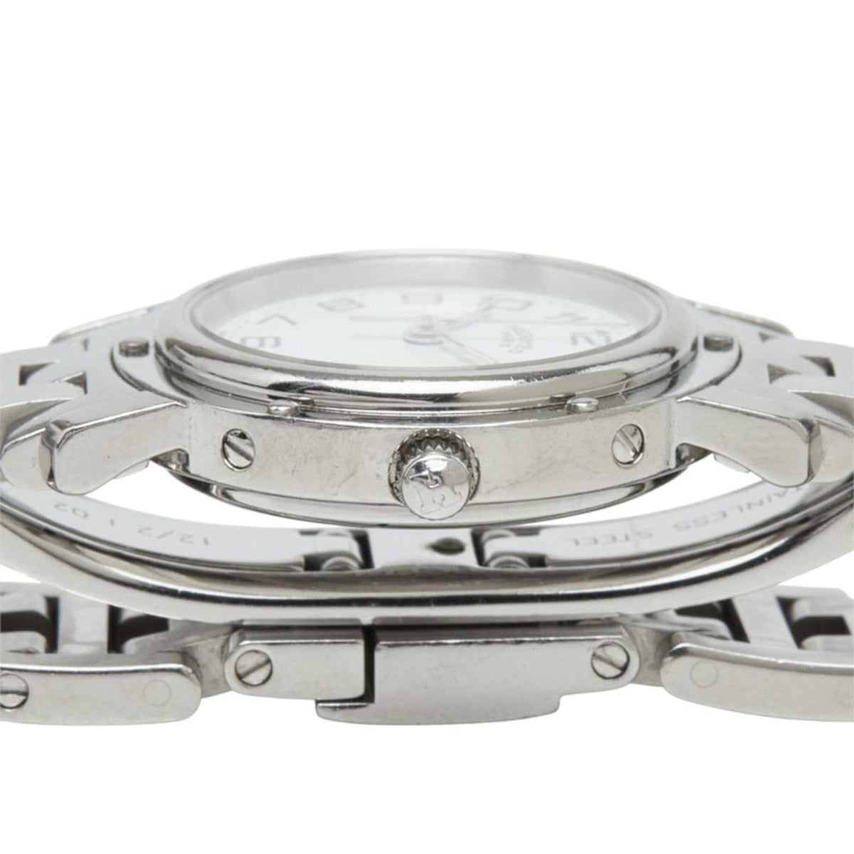 Hermes Clipper CL4.210 White Dial 24mm Watch