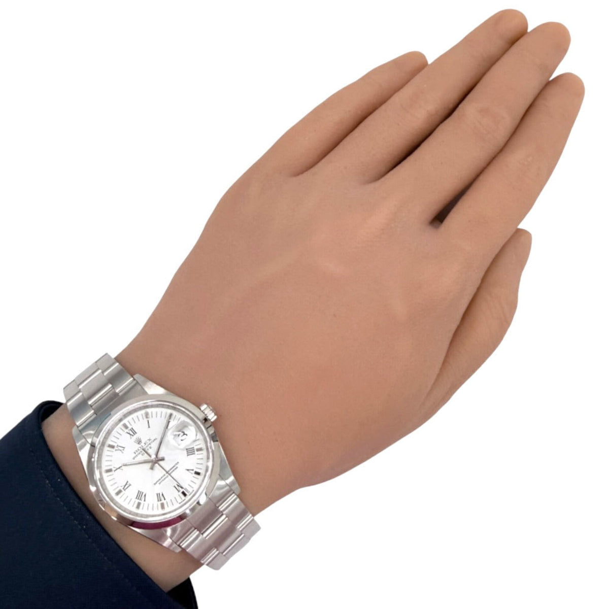 Rolex Datum Oyster Perpetual 15200 Weiß Zifferblatt 34 mm Uhr