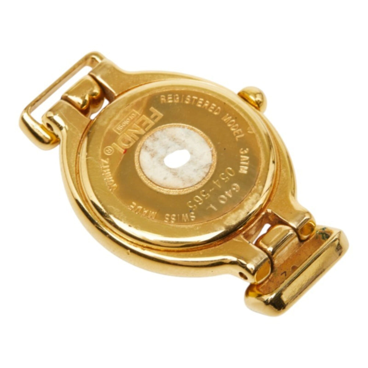Fendi Chameleon 640L horloge met witte wijzerplaat, 24 mm