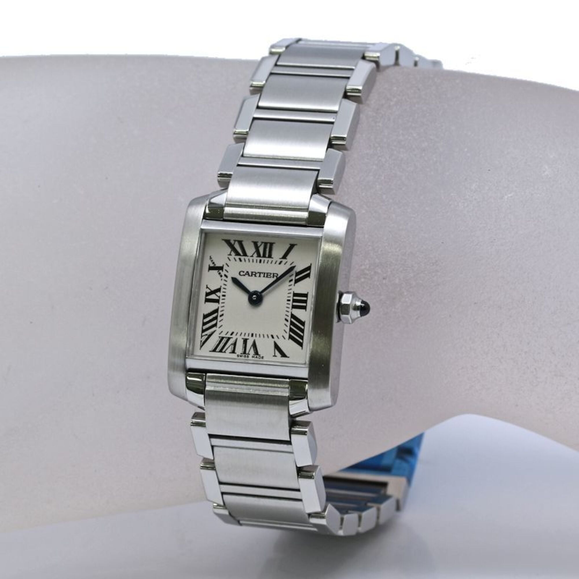 Cartier Tank Francaise W51008Q3 Ivory Dial 20mm Watch