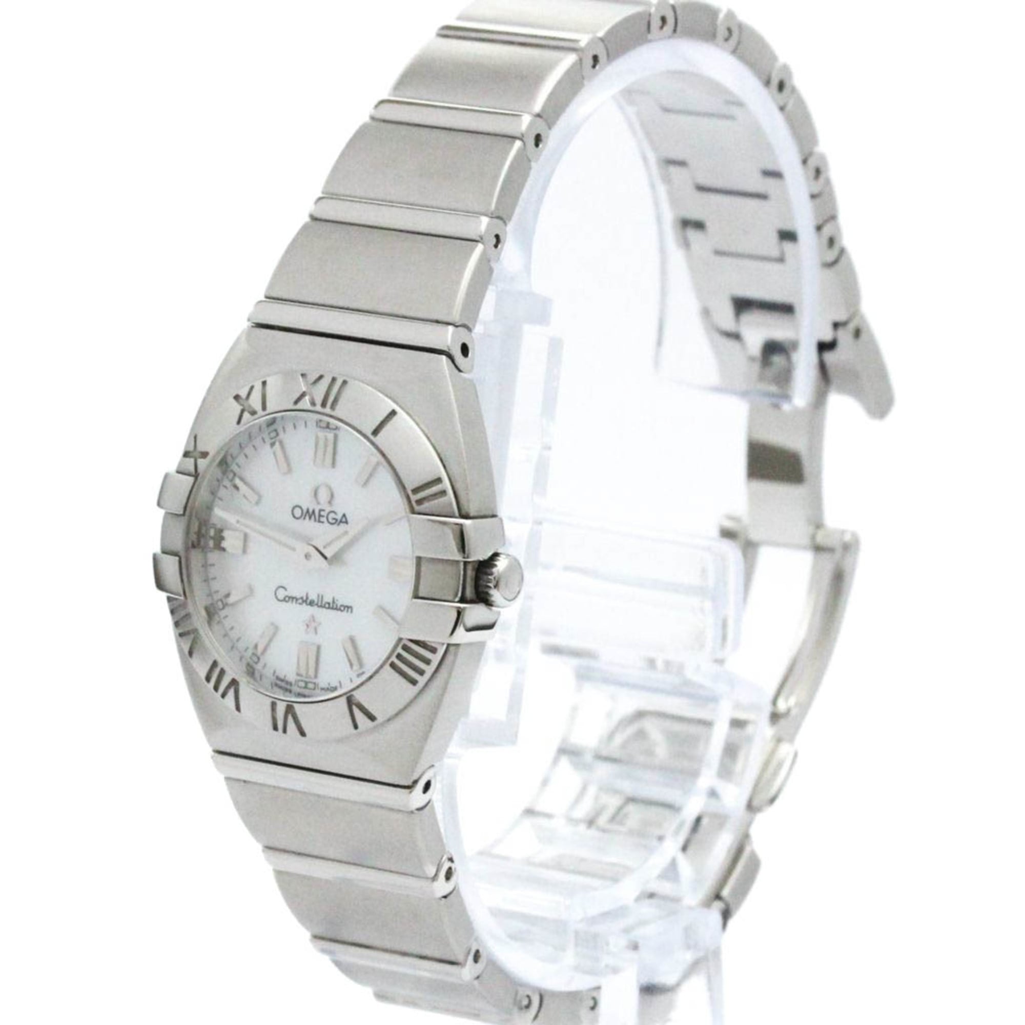 OMEGA Constellation Double Eagle MOP Dial Steel Quartz Watch 1581.70 BF578006