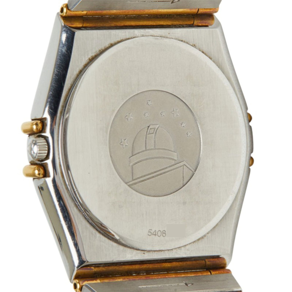 Omega Constellation 1210.1 mit goldenem Zifferblatt, 32 mm Uhr