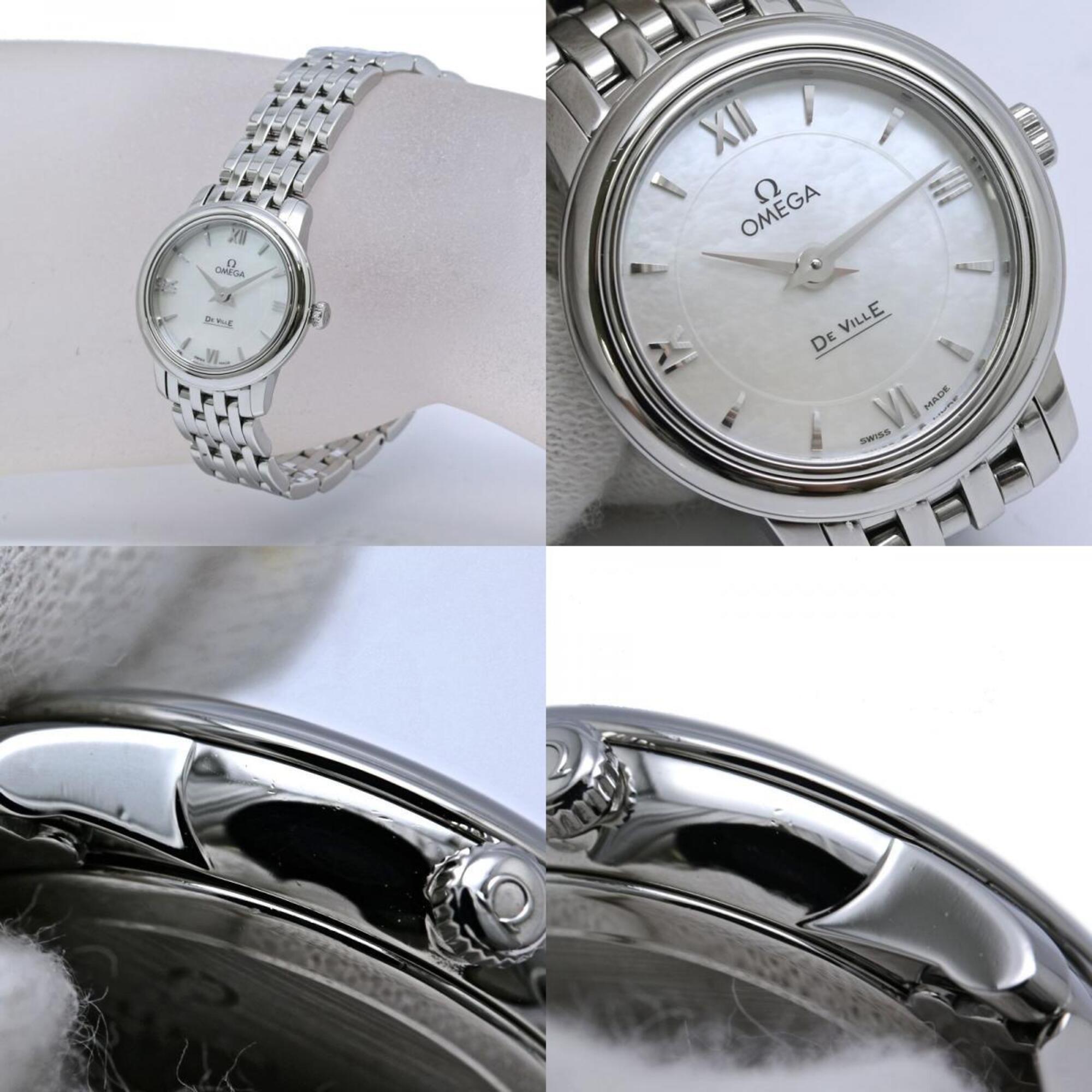 Omega De Ville 424.10.24.60.05.001 White Dial 24mm Watch